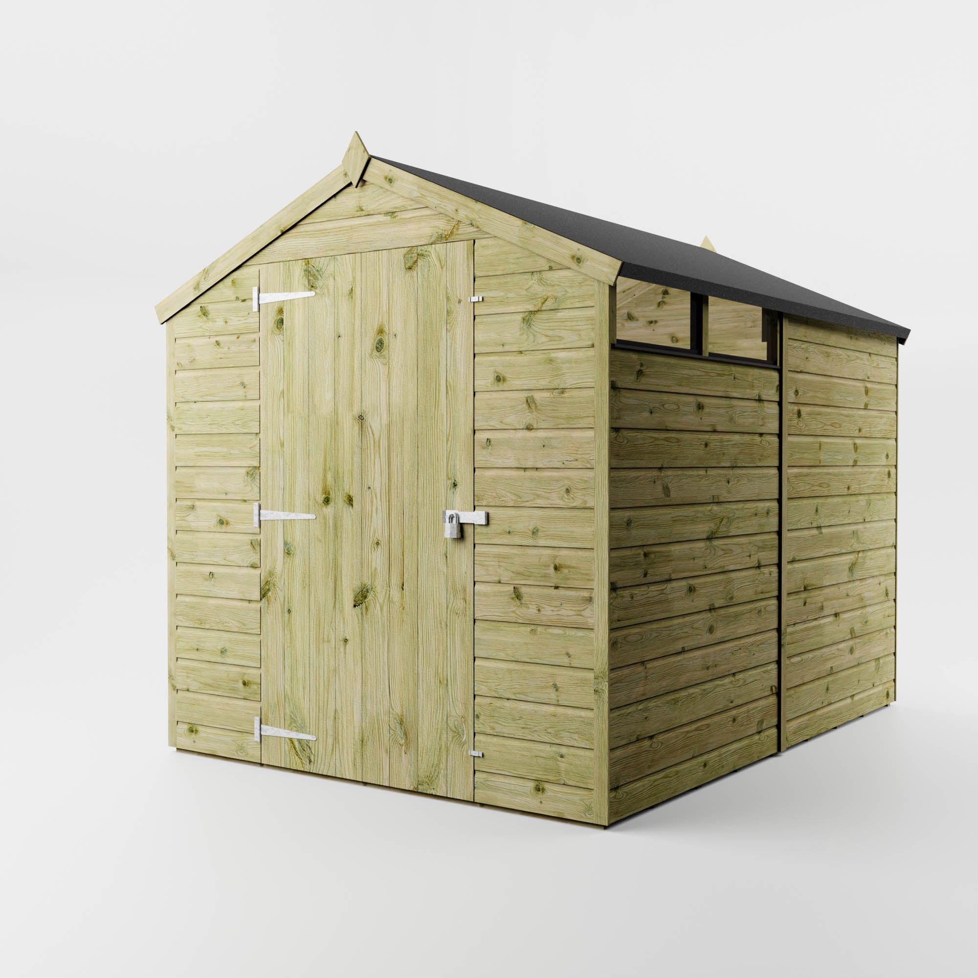 8x6 Security Apex Shed | Ultra-Secure Garden Storage – Mercia
