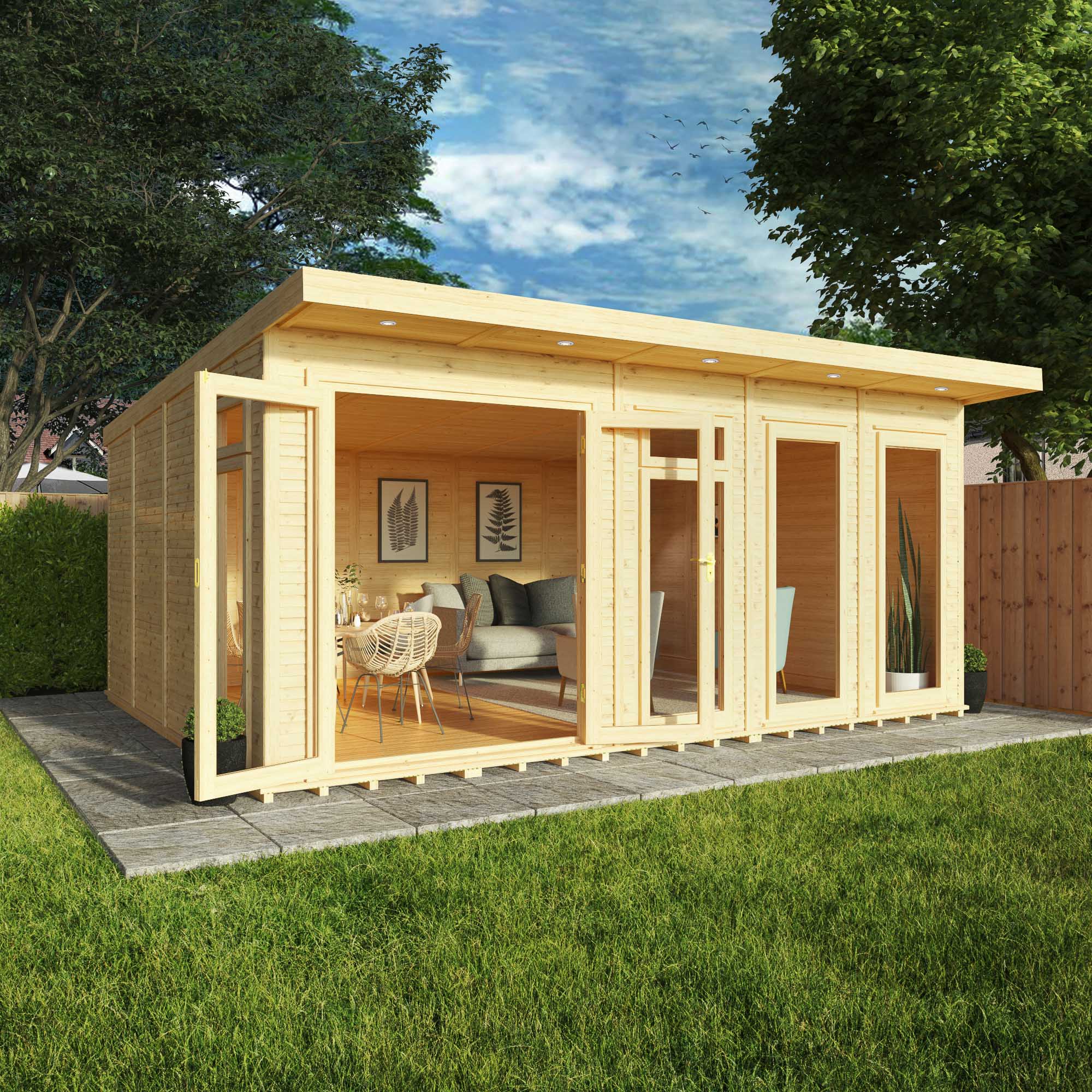 5m Wide Garden Rooms