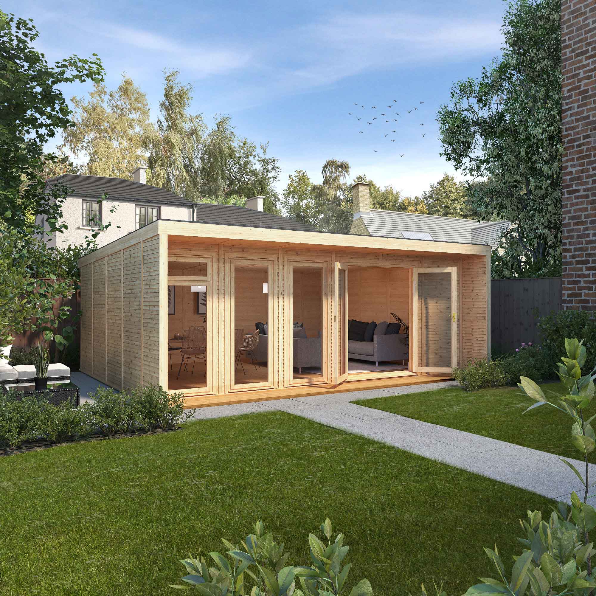 6m Wide Garden Rooms