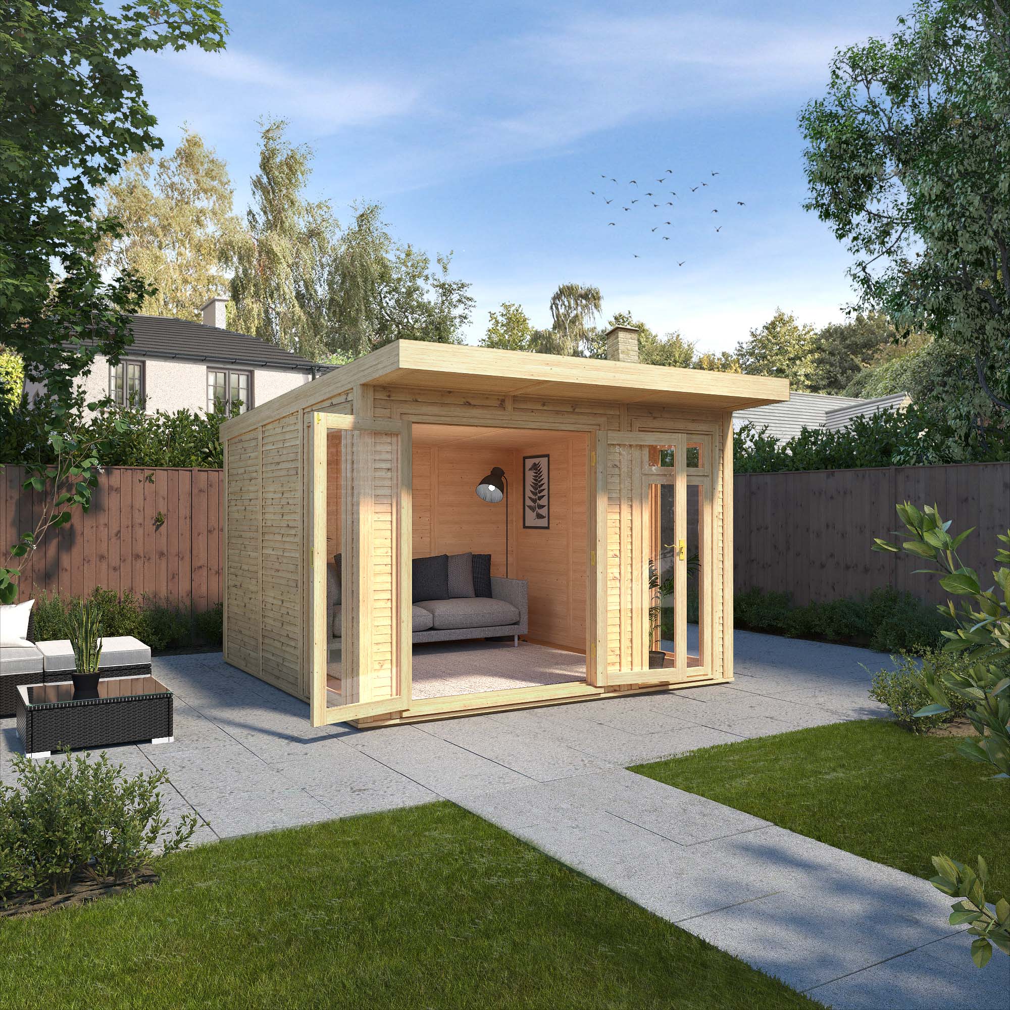 3m Wide Garden Rooms
