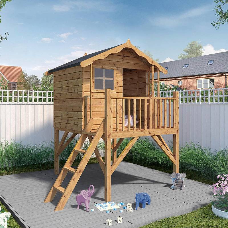 Poppy Tower Wooden Playhouse