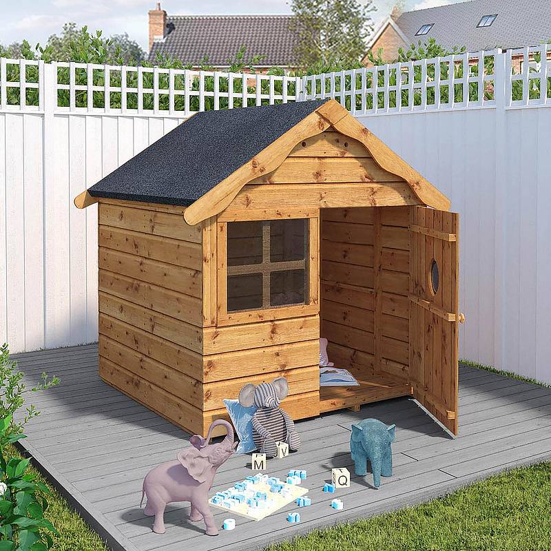 4 x 4 Snug Apex Wooden Playhouse