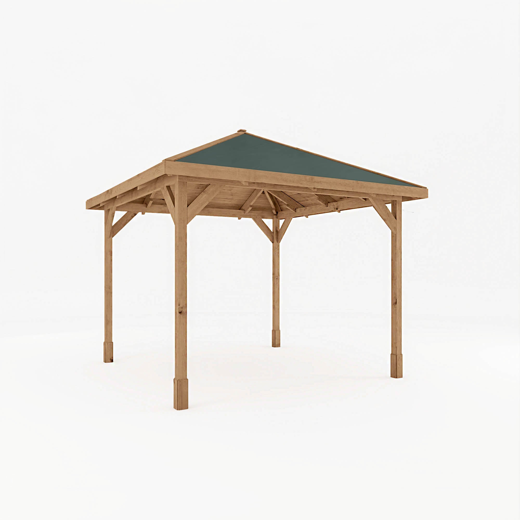 3m x 3m Pressure Treated Gazebo with Roof