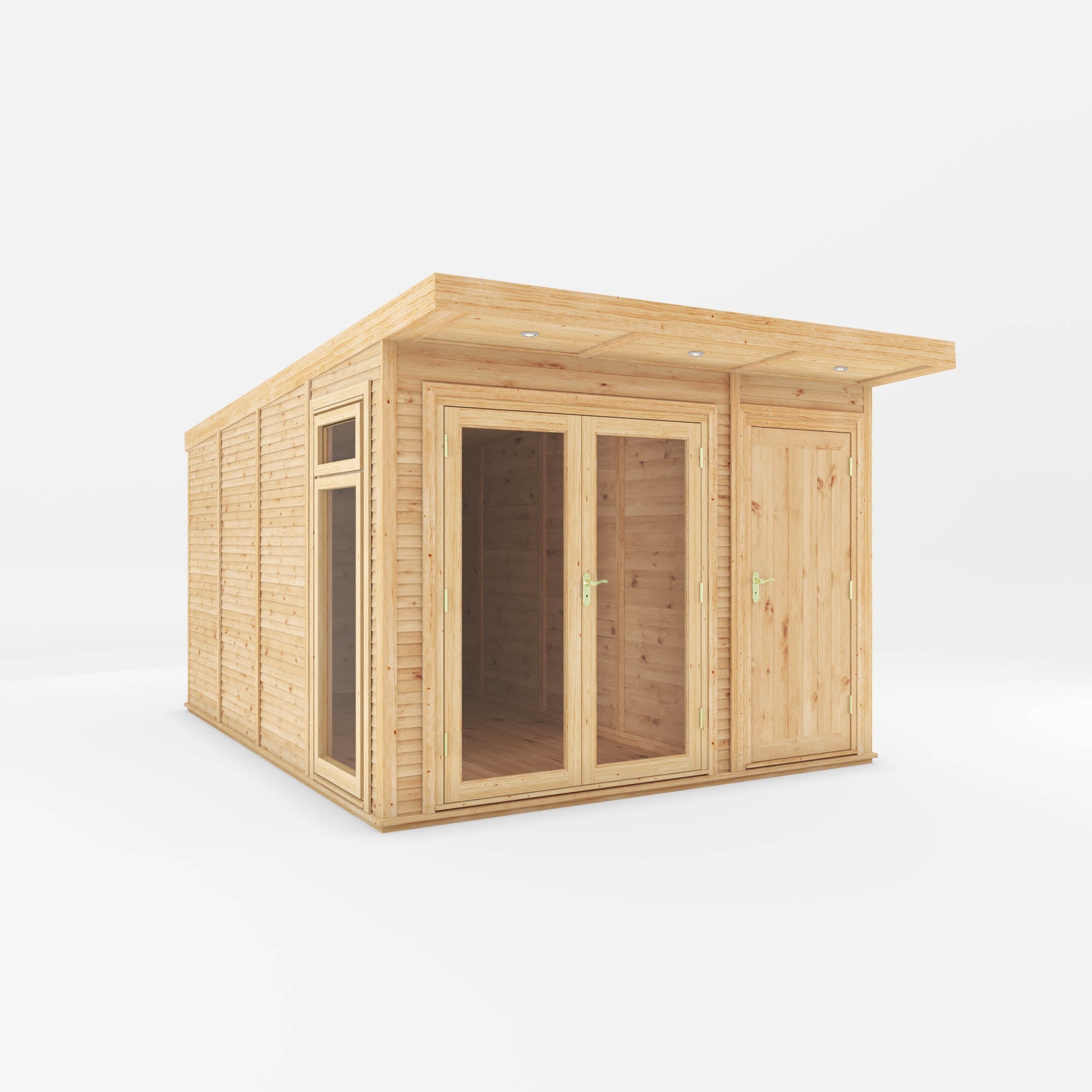 The Classic Insulated Garden Room with Side Shed