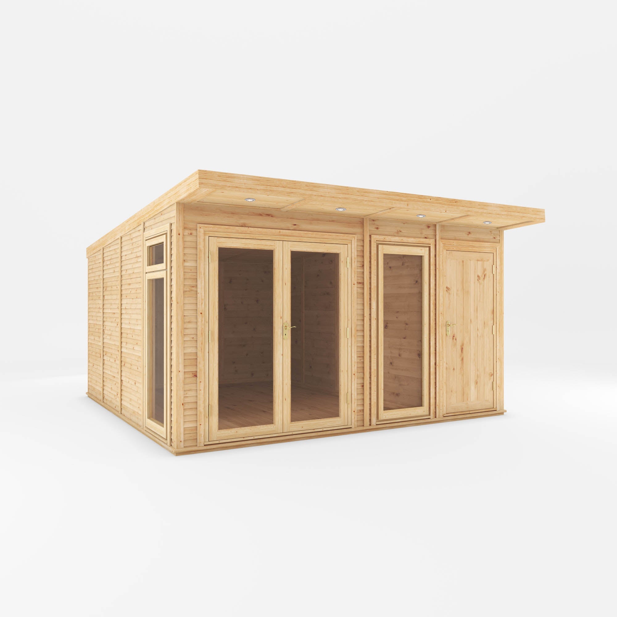 The Classic Insulated Garden Room with Side Shed