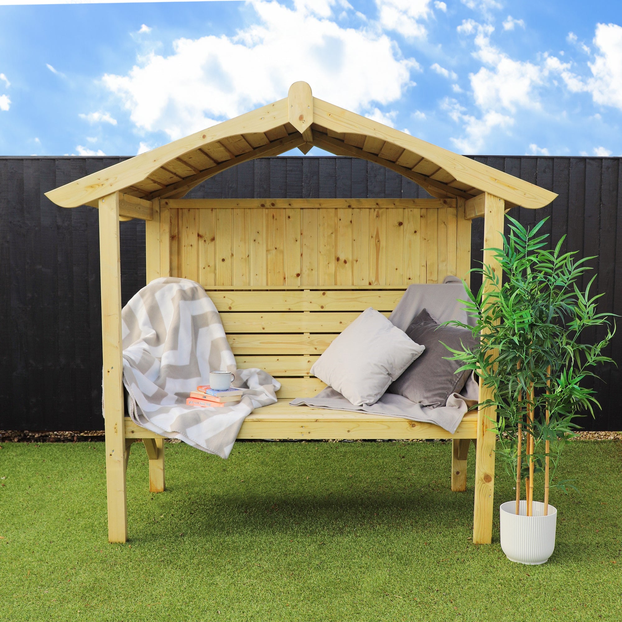 Carlton Arch Top Arbour Seat