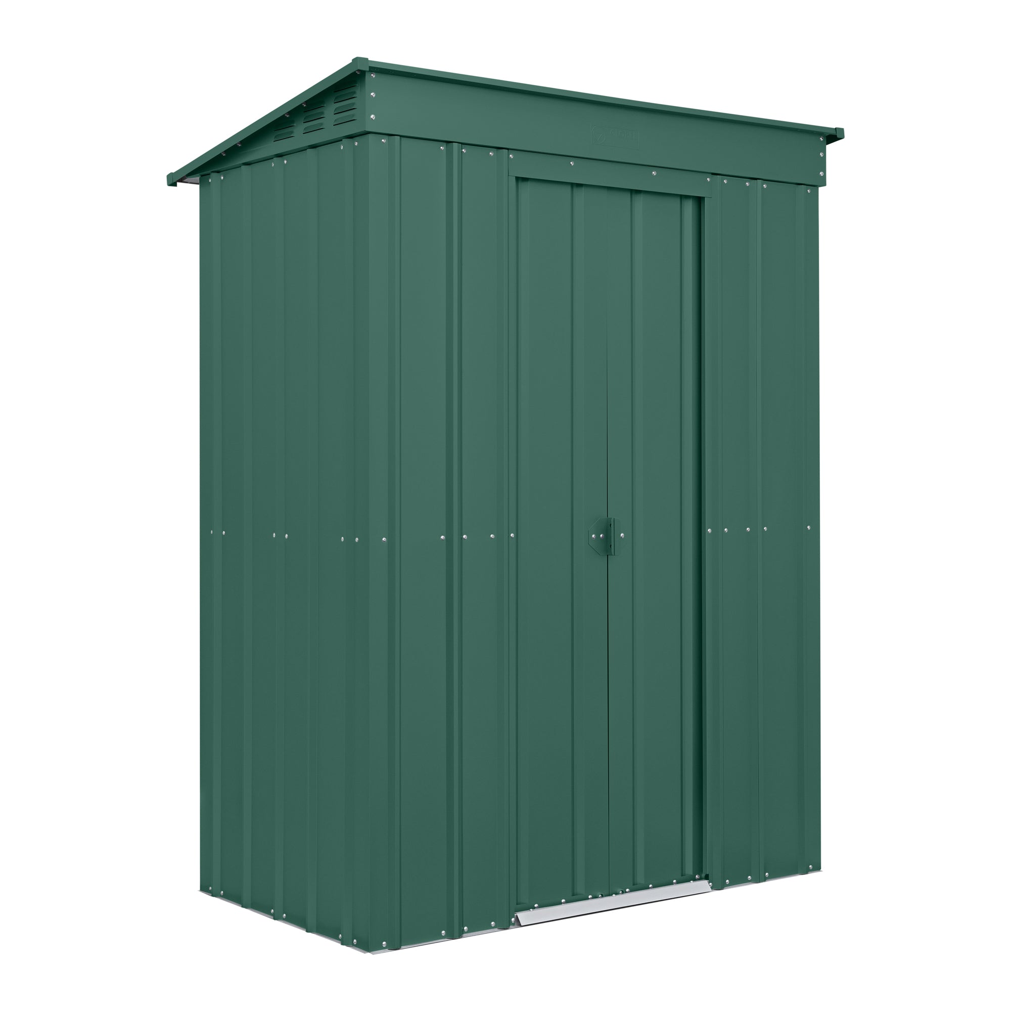 Globel Pent Metal Shed