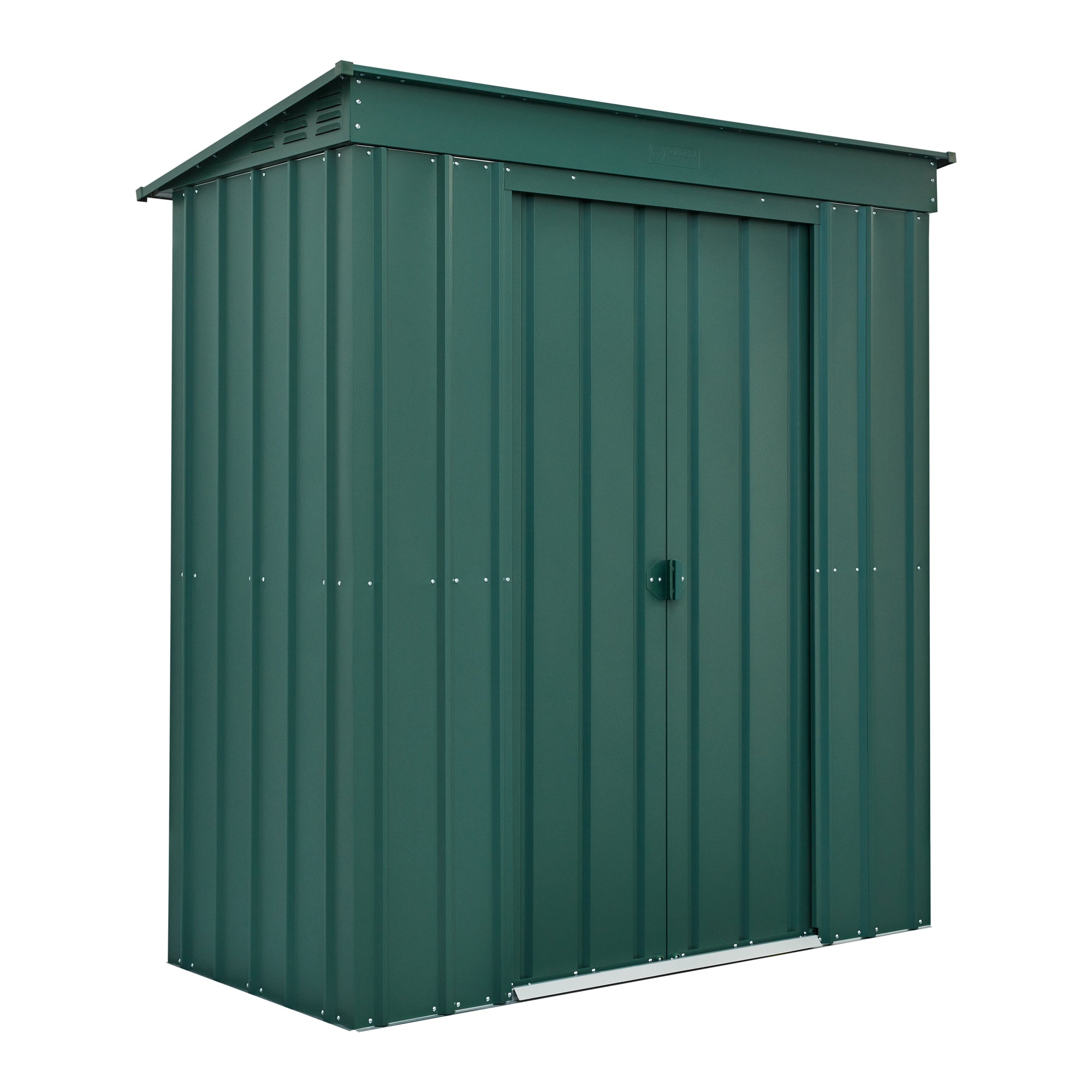Globel Pent Metal Shed