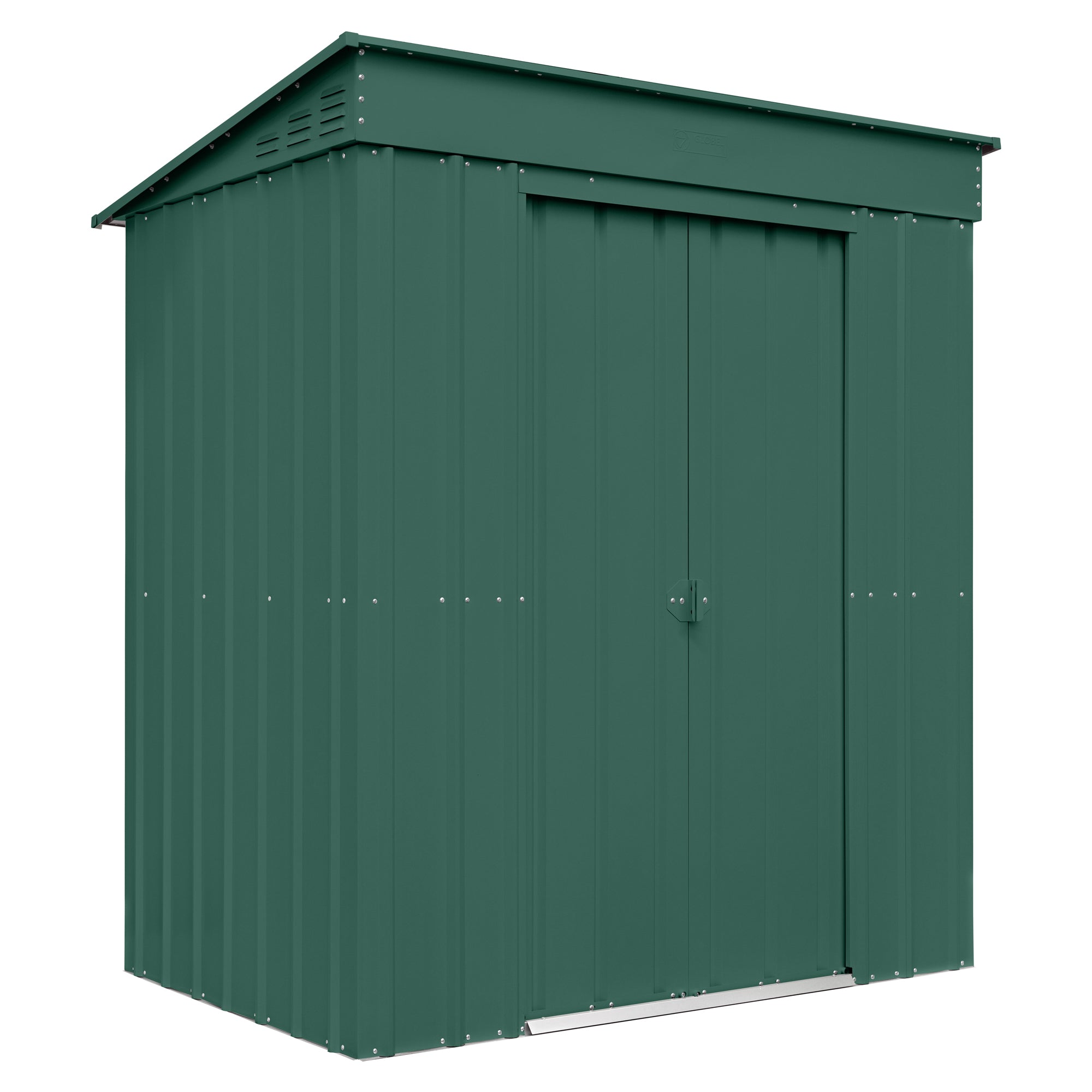 Globel Pent Metal Shed