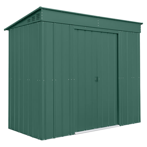 Globel Pent Metal Shed