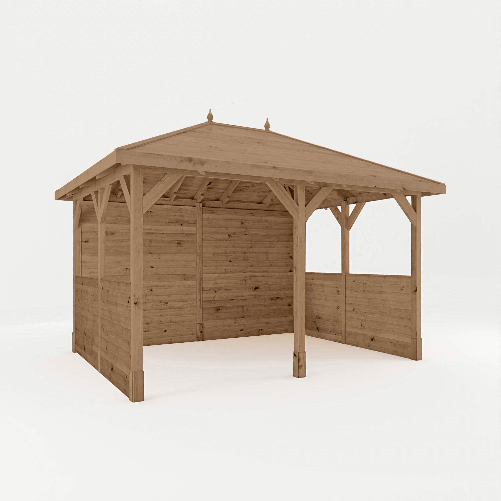Pressure Treated Gazebo with Panels