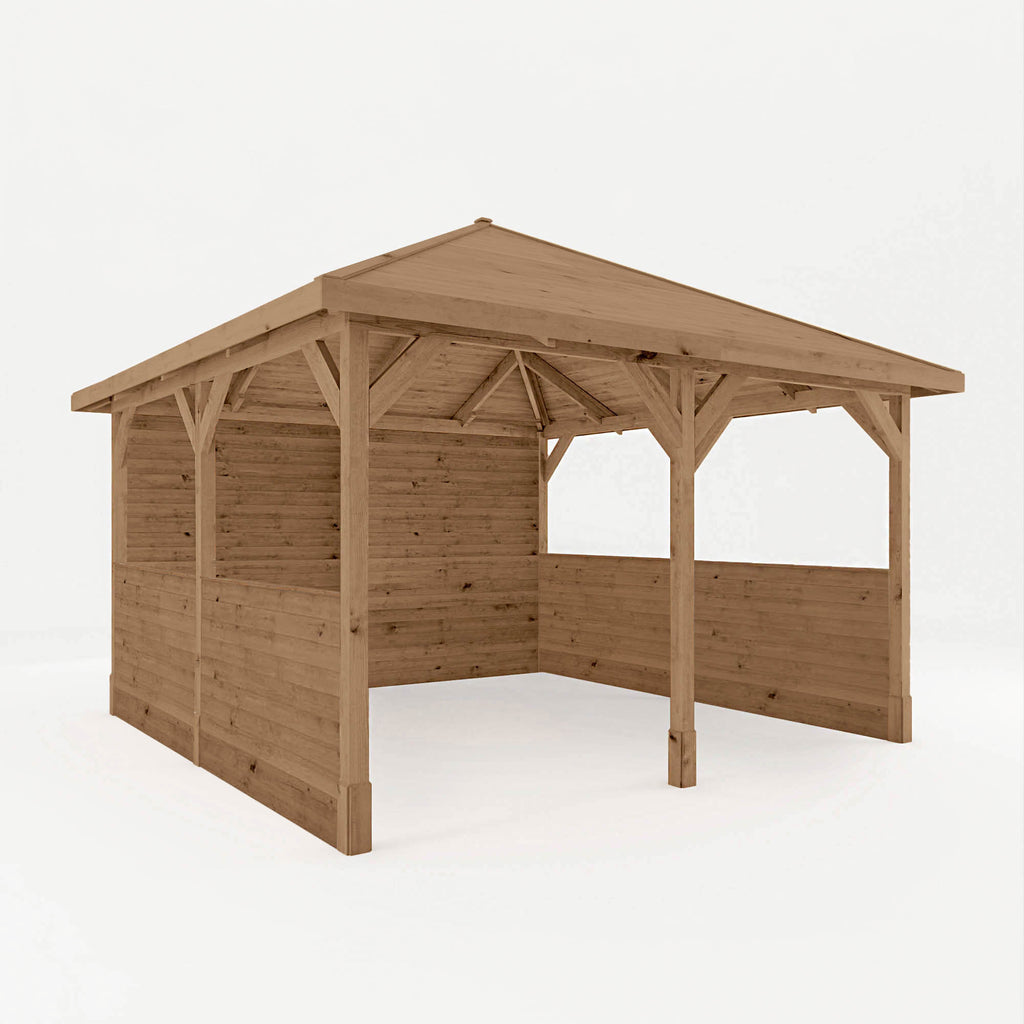 Pressure Treated Gazebo with Panels