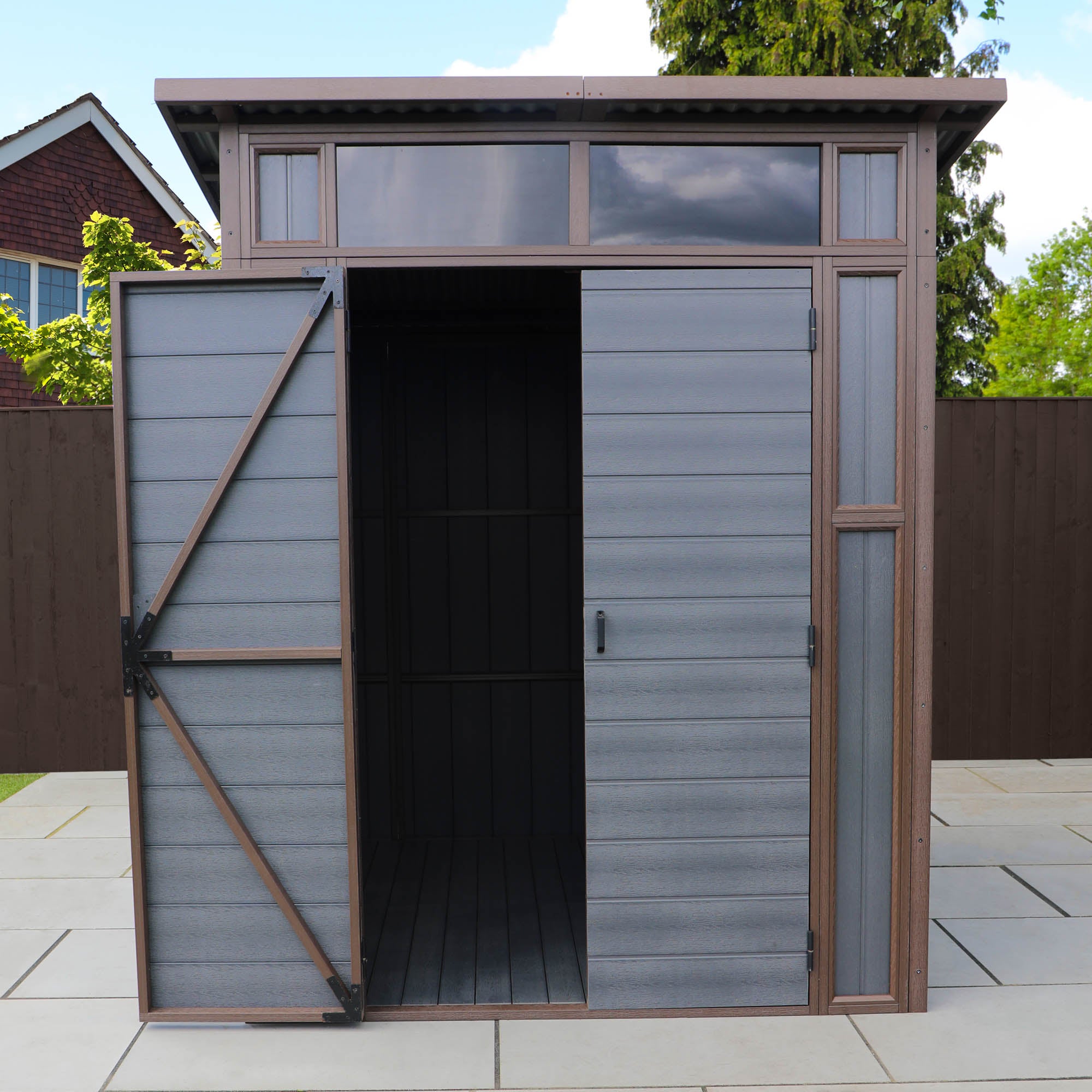 7 x 7 Premium Composite Pent Shed