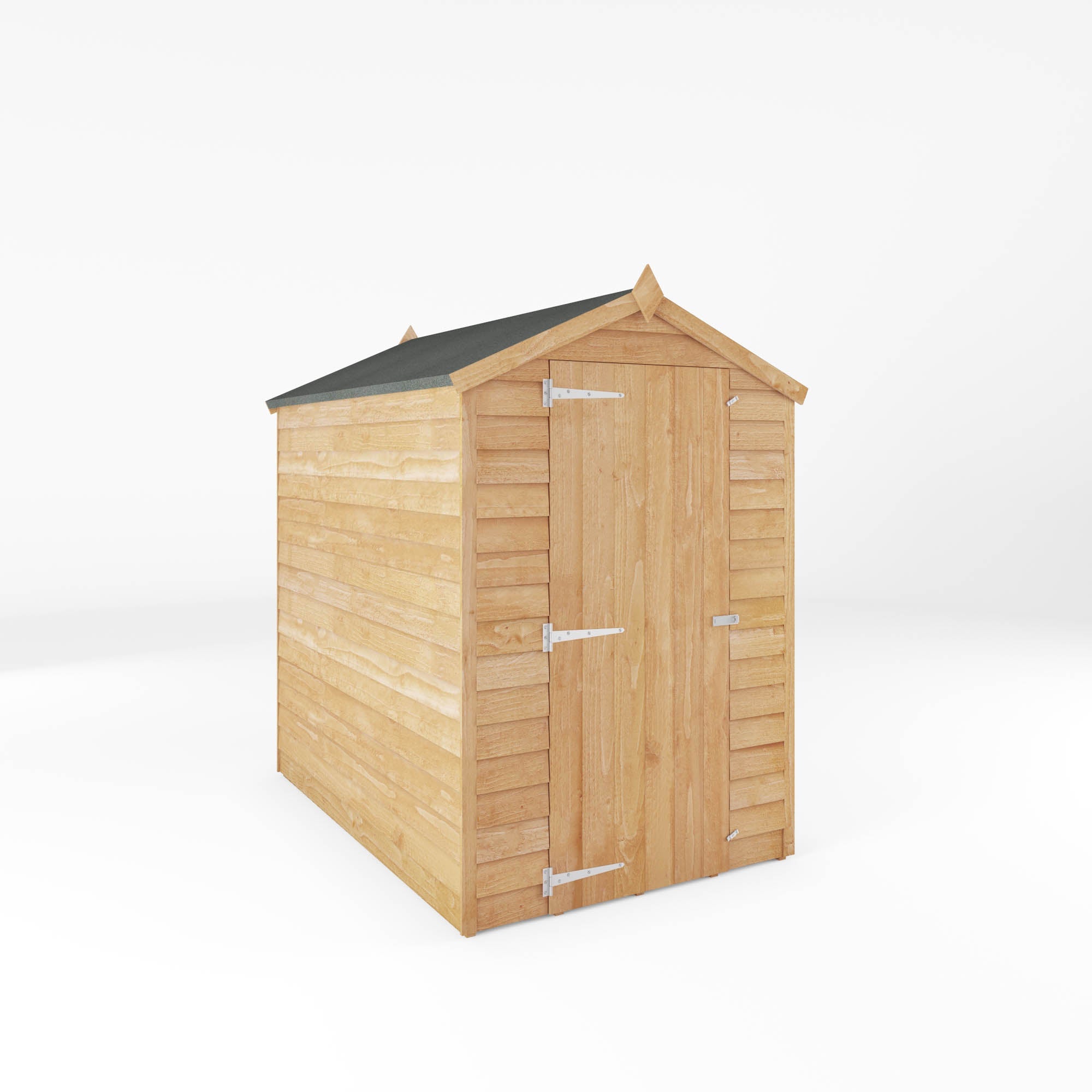 Value Overlap Single Door Apex Shed