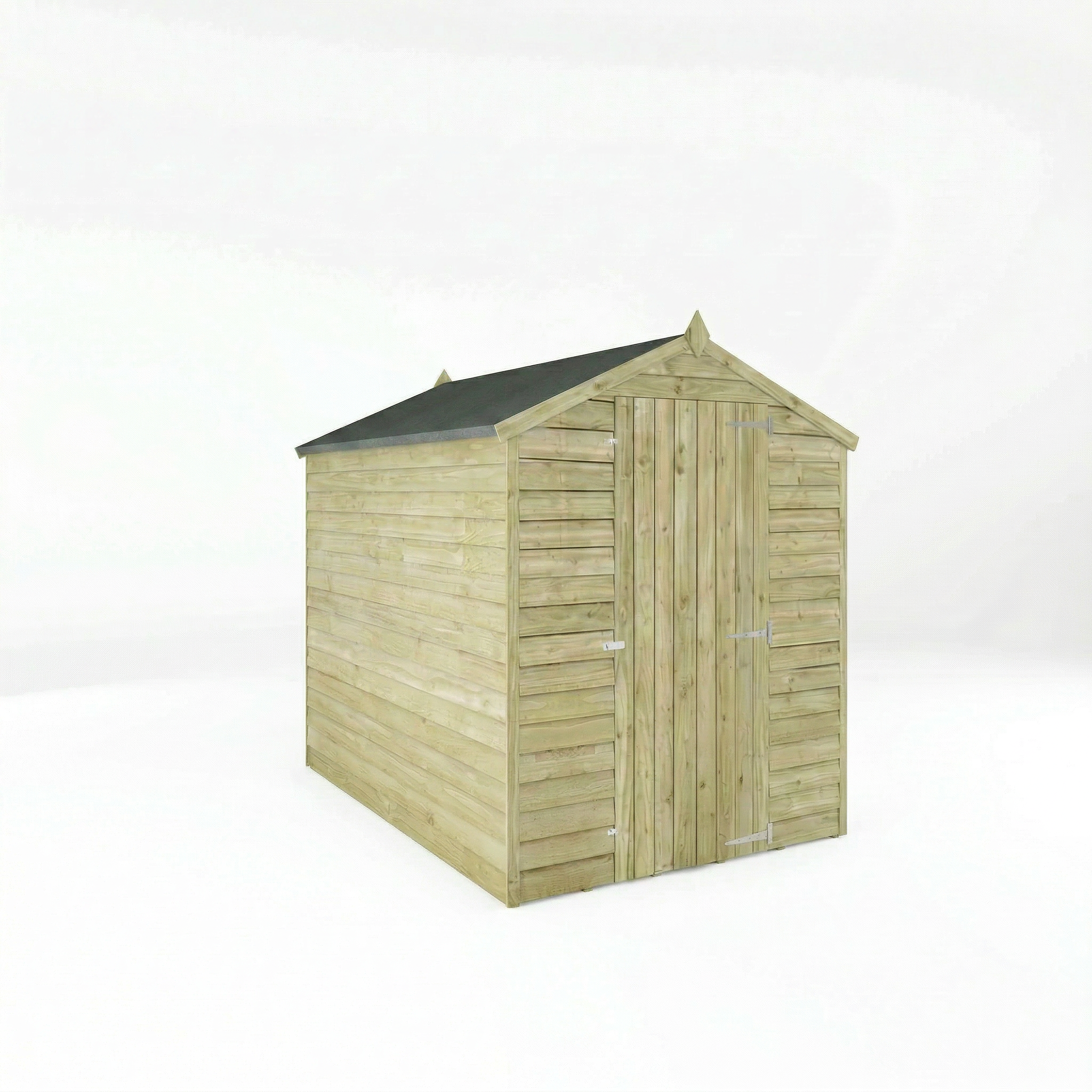 Value Overlap Single Door Apex Shed