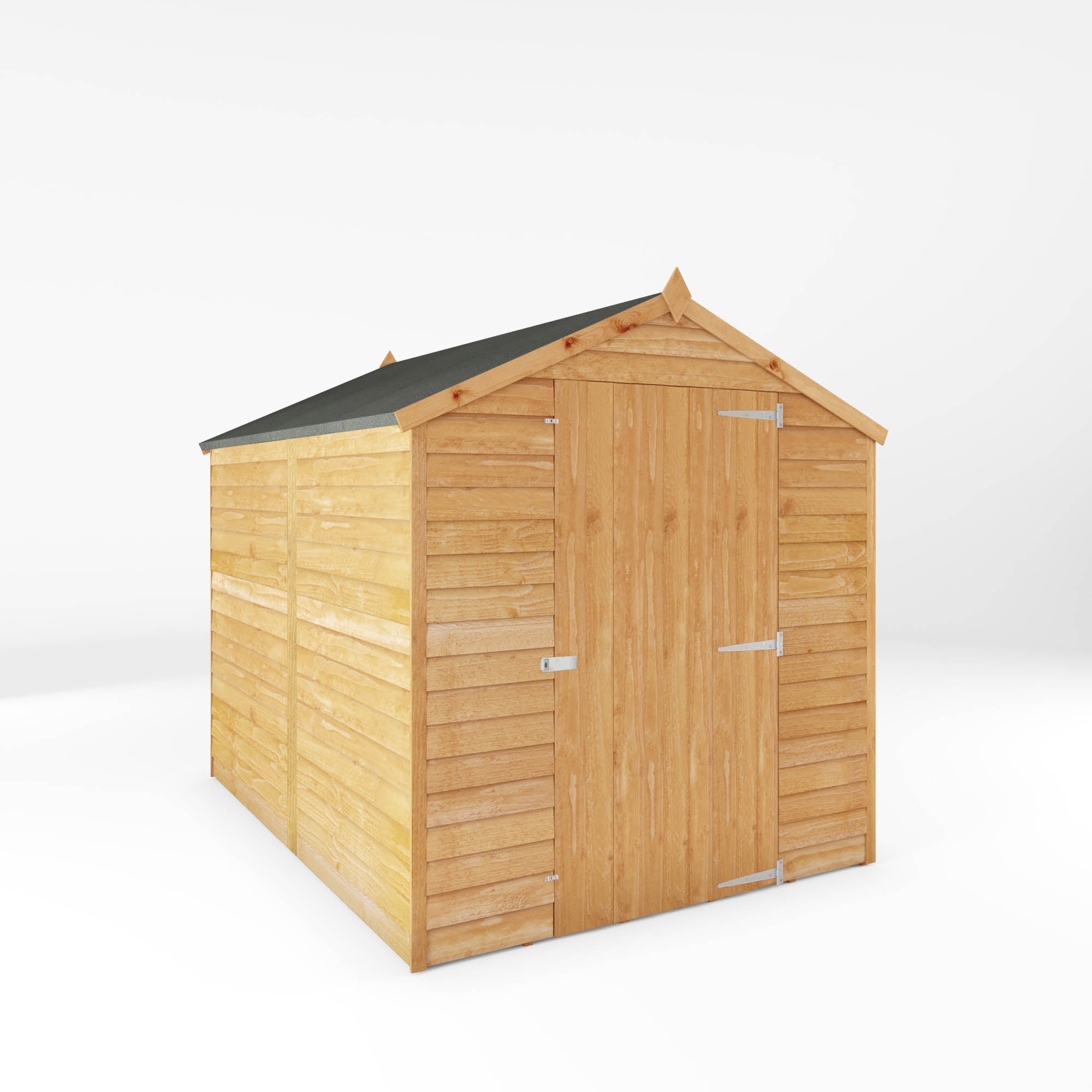 Value Overlap Single Door Apex Shed