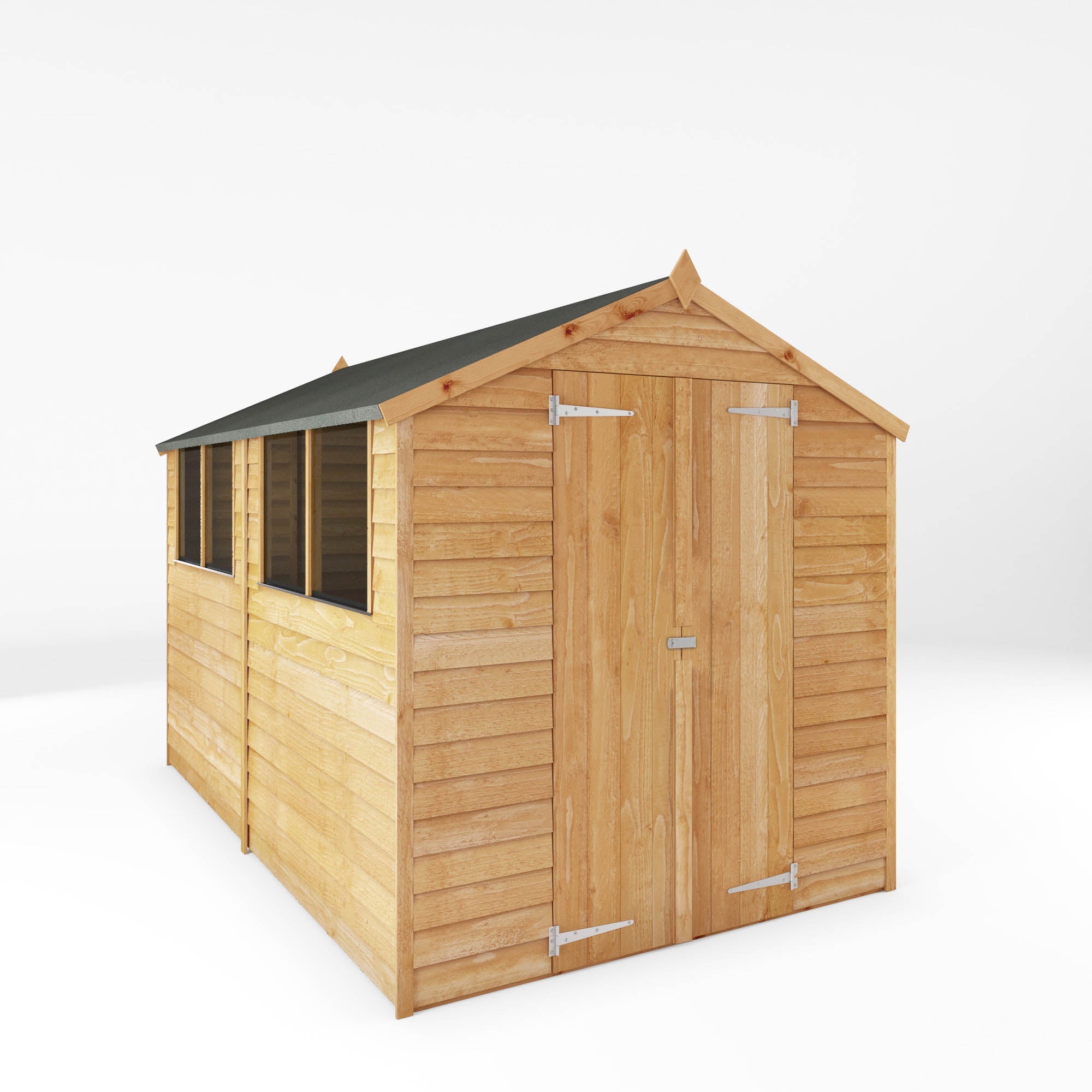 Value Overlap Double Door Apex Shed
