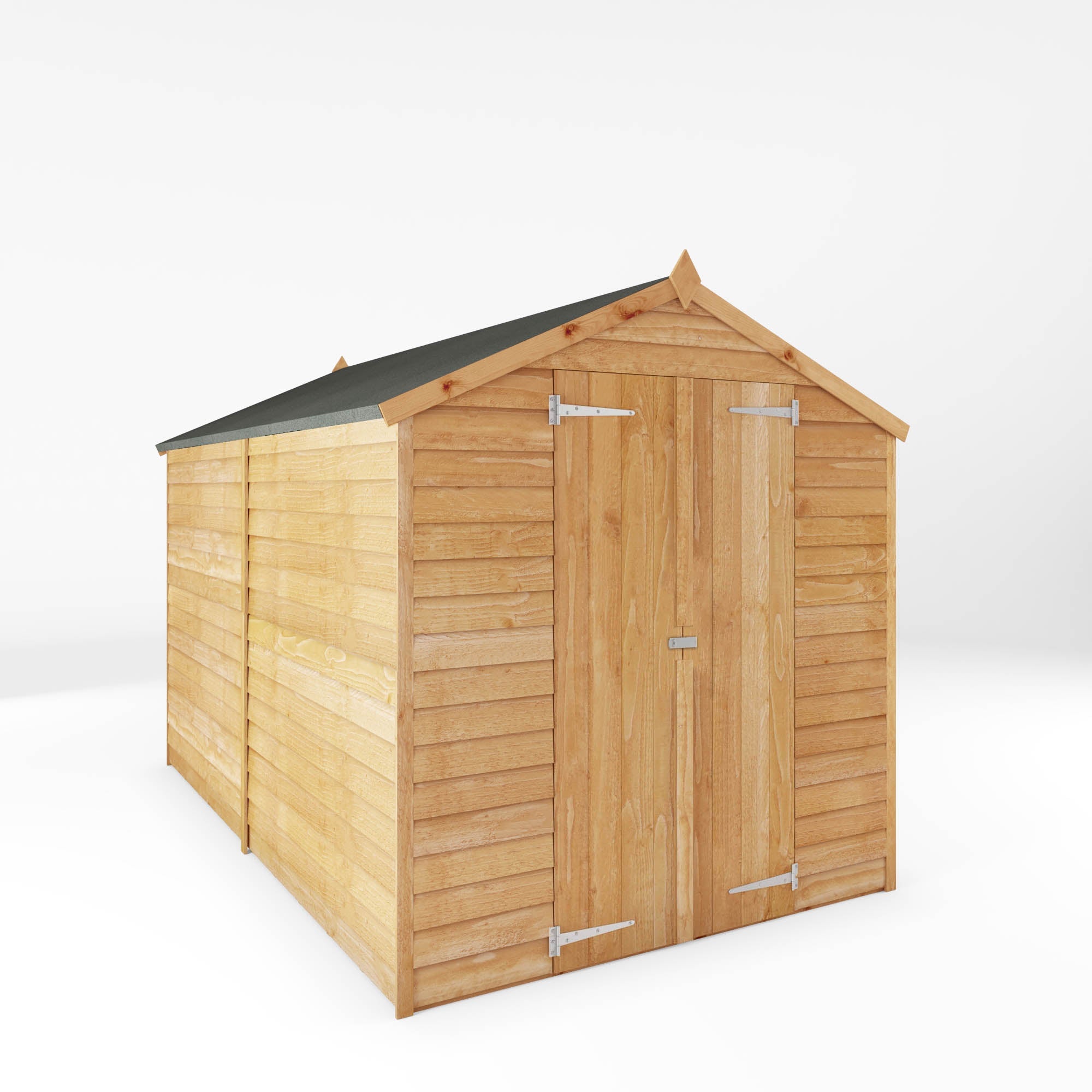 Value Overlap Double Door Apex Shed