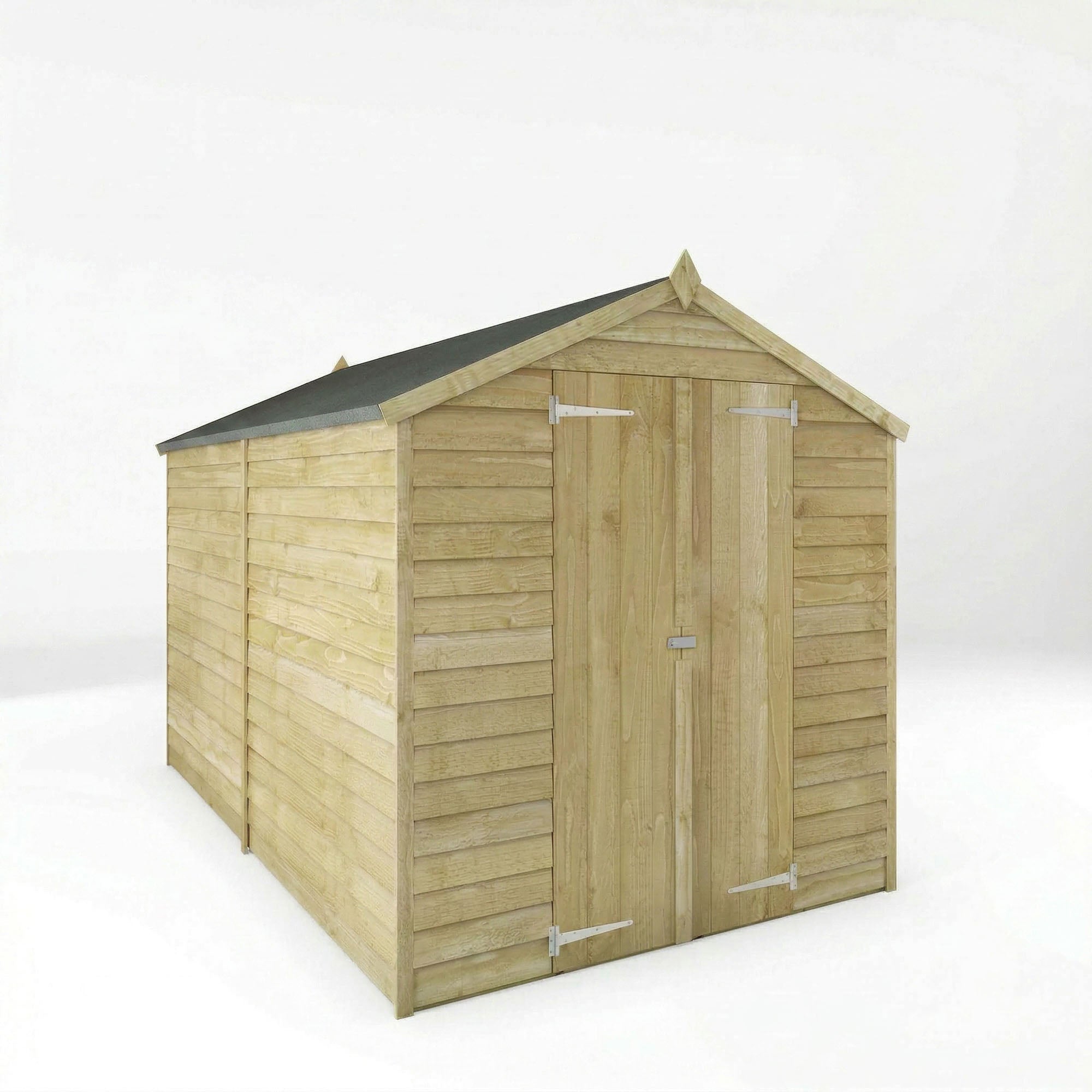 Value Overlap Double Door Apex Shed