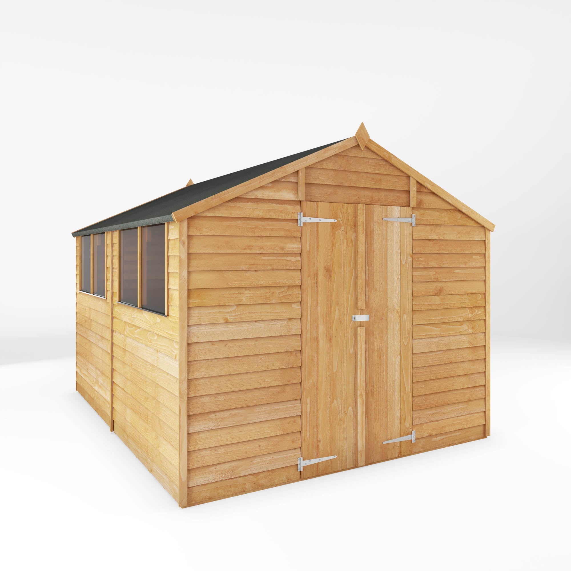 Value Overlap Double Door Apex Shed