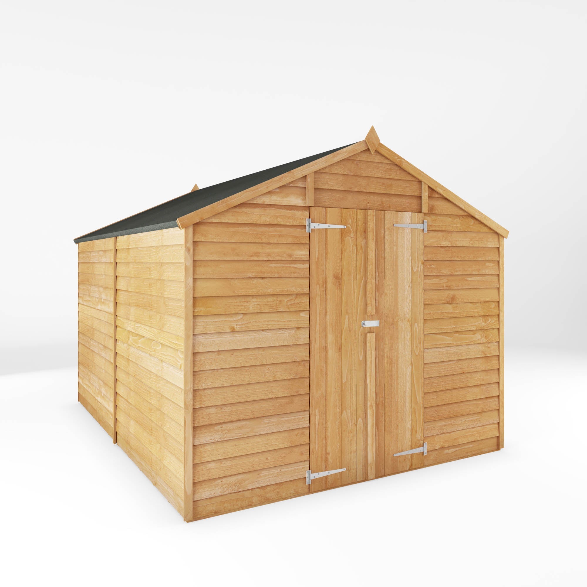 Value Overlap Double Door Apex Shed