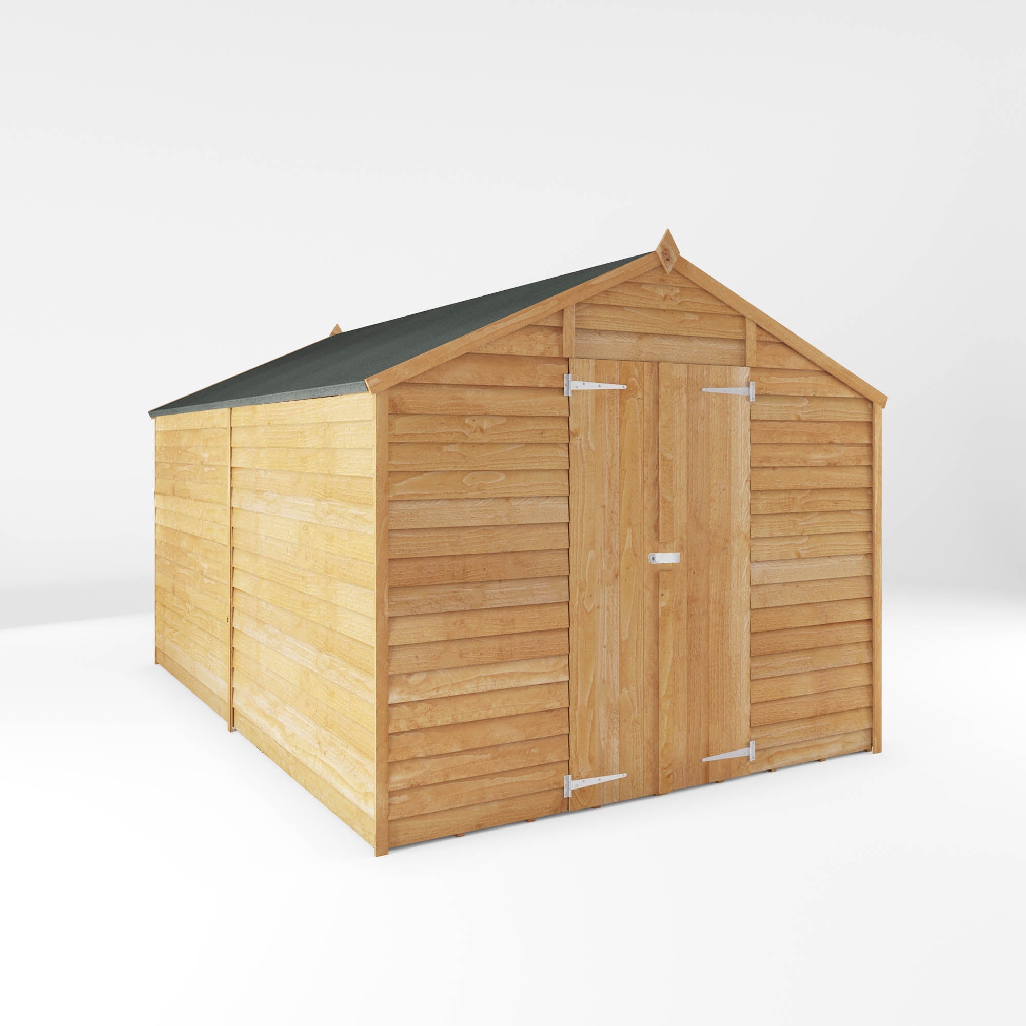 Value Overlap Double Door Apex Shed