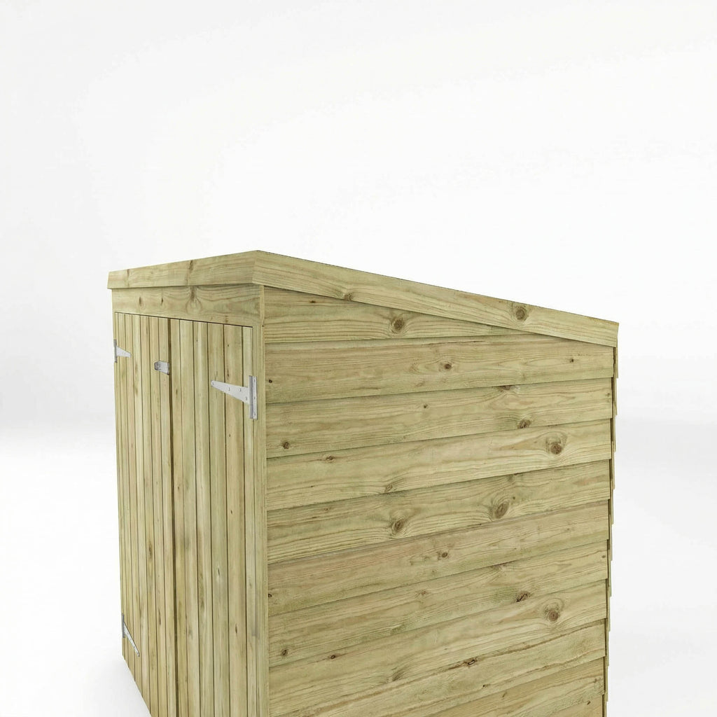 5 x 3 Overlap Double Door Wooden Garden Mower Store