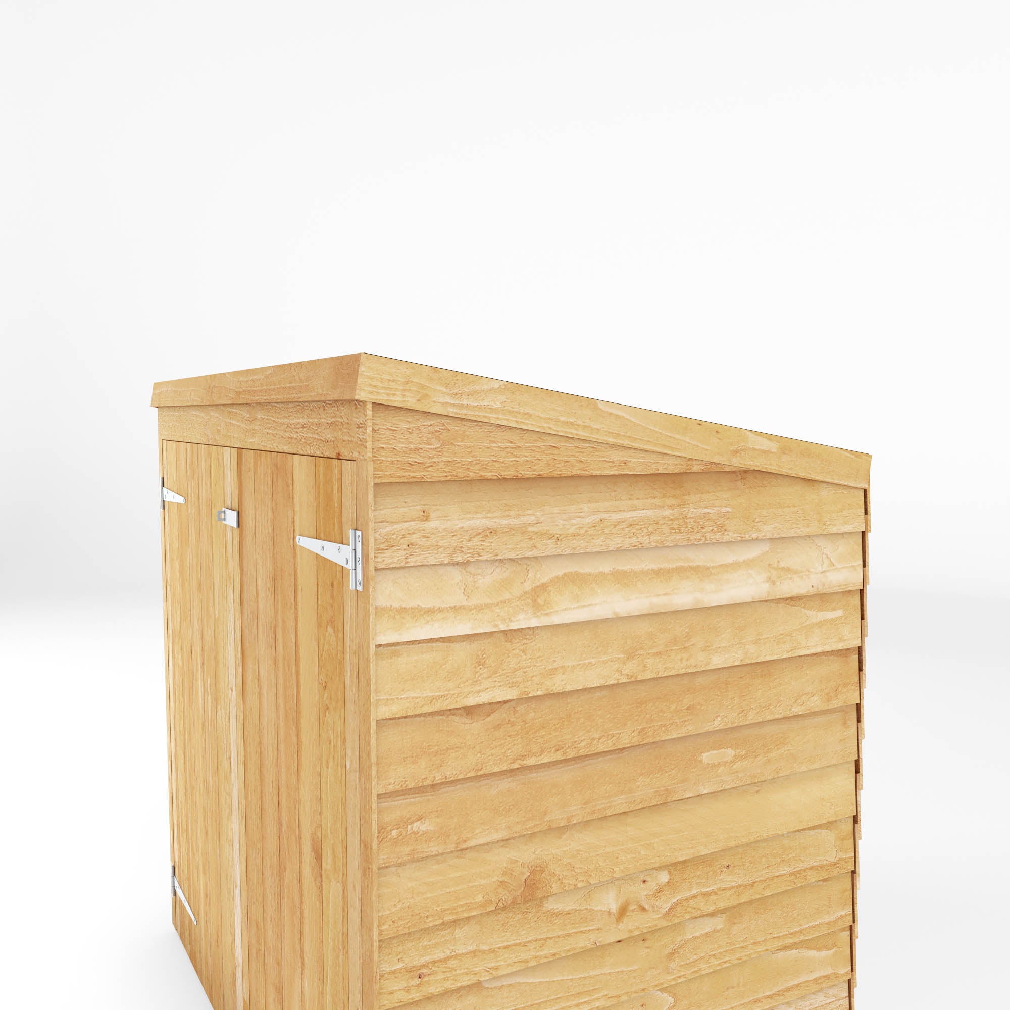 5 x 3 Overlap Double Door Wooden Garden Mower Store