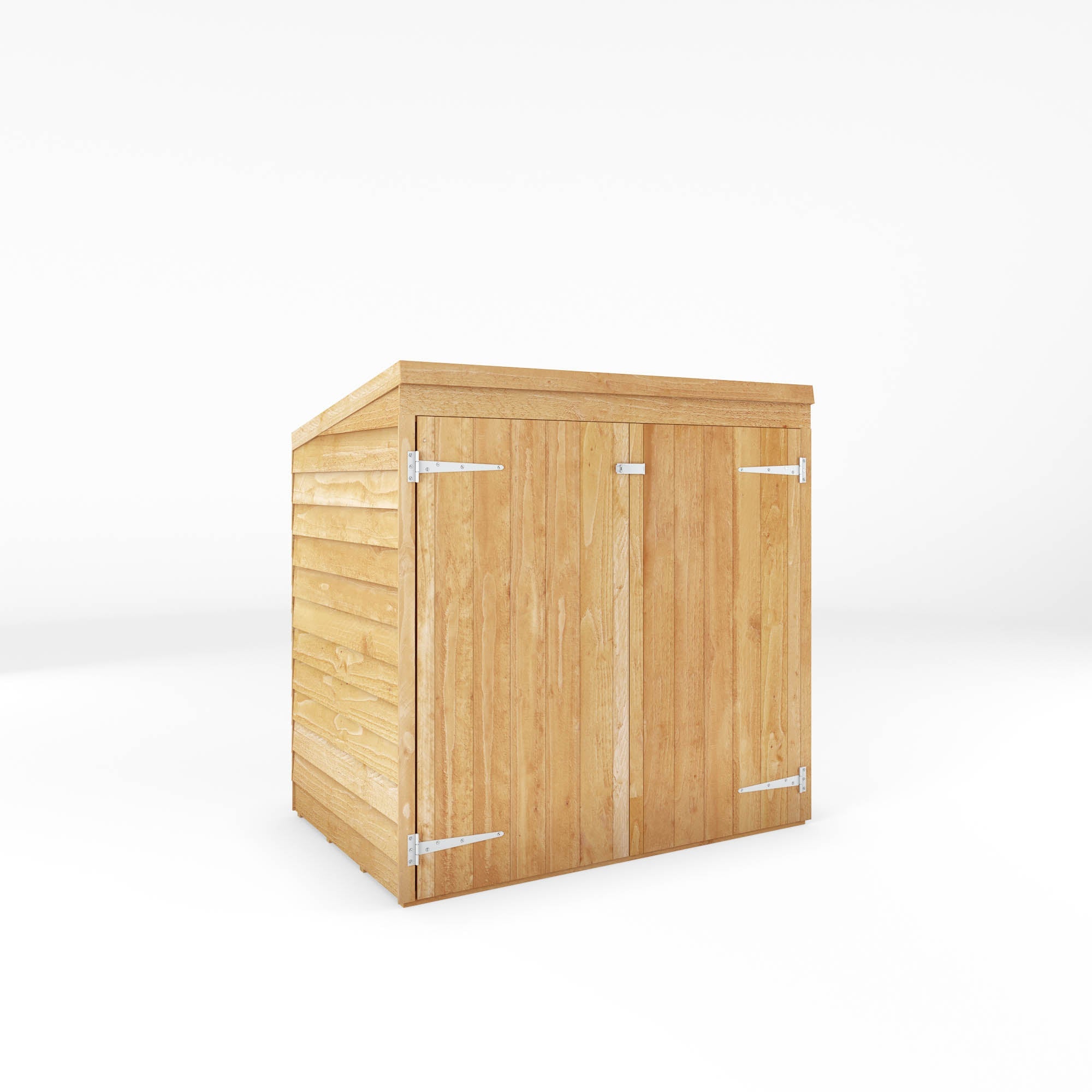 5 x 3 Overlap Double Door Wooden Garden Mower Store