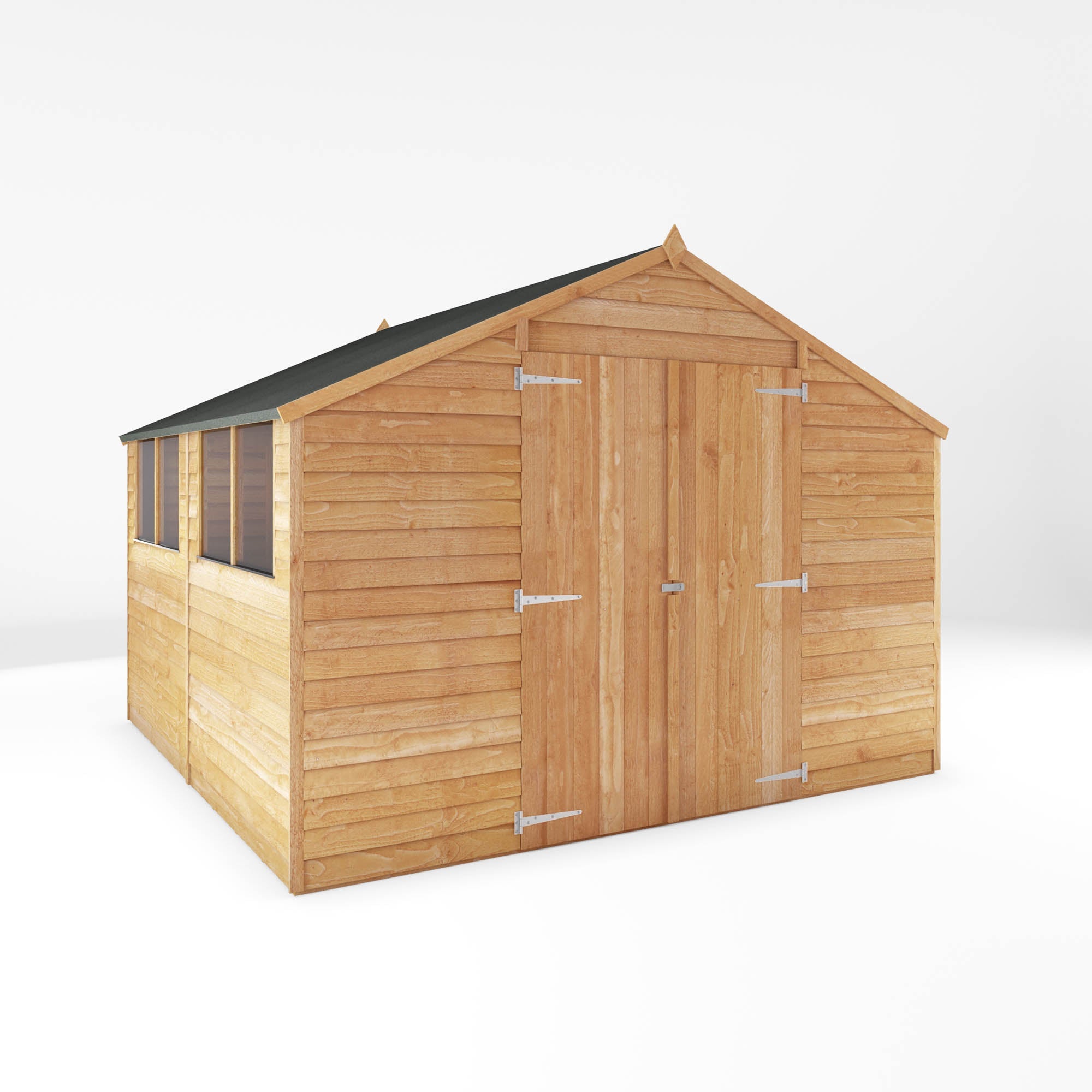 Value Overlap Double Door Apex Shed