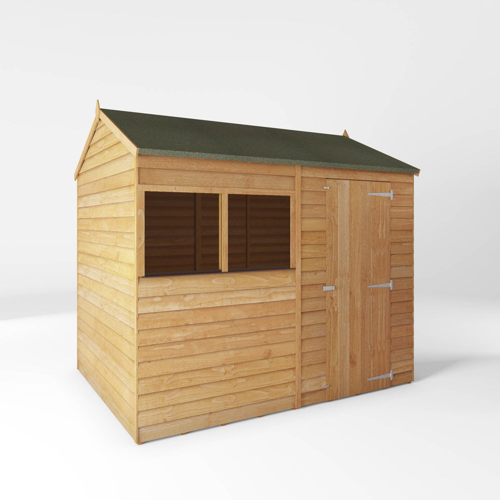 Value Overlap Single Door Apex Shed
