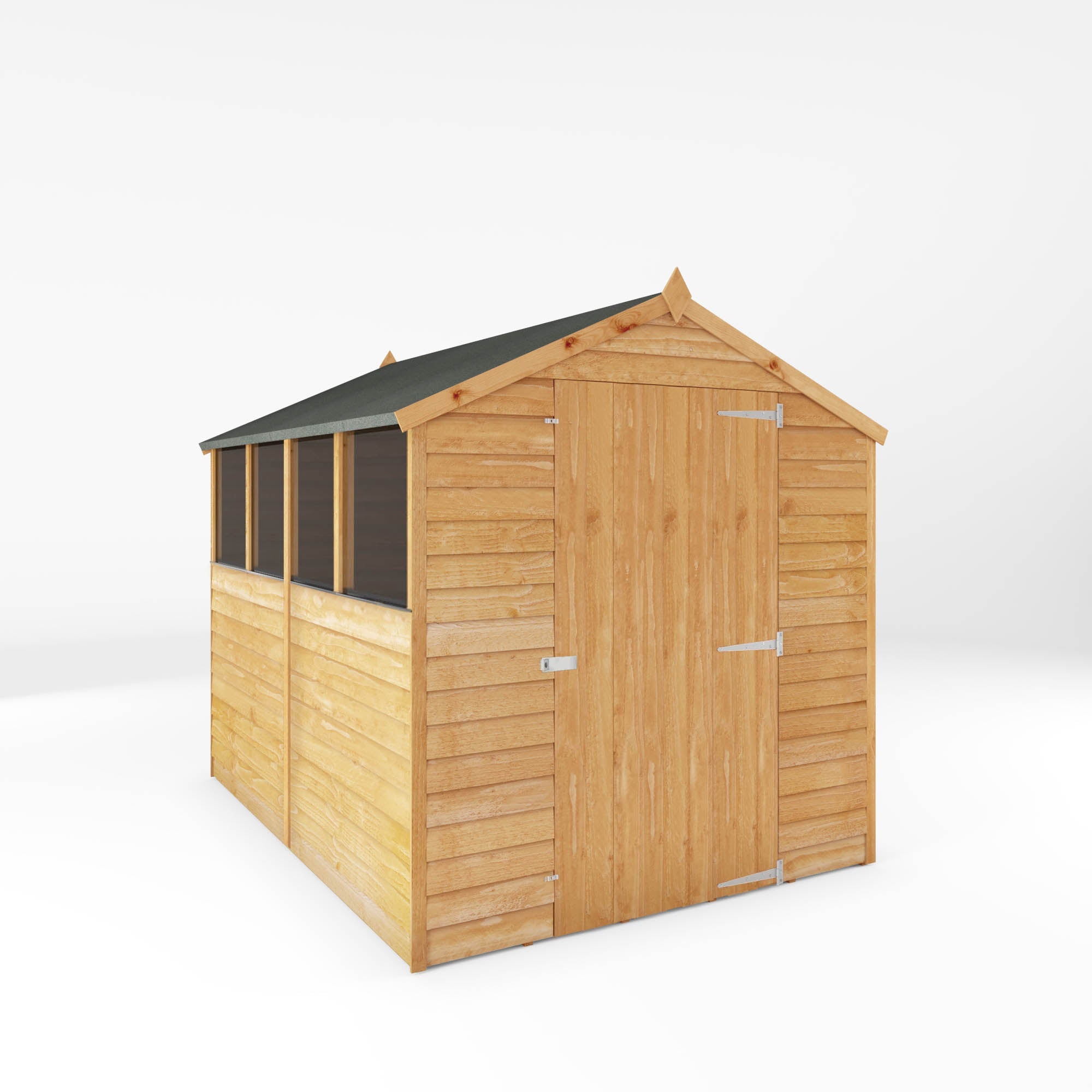 Value Overlap Single Door Apex Shed