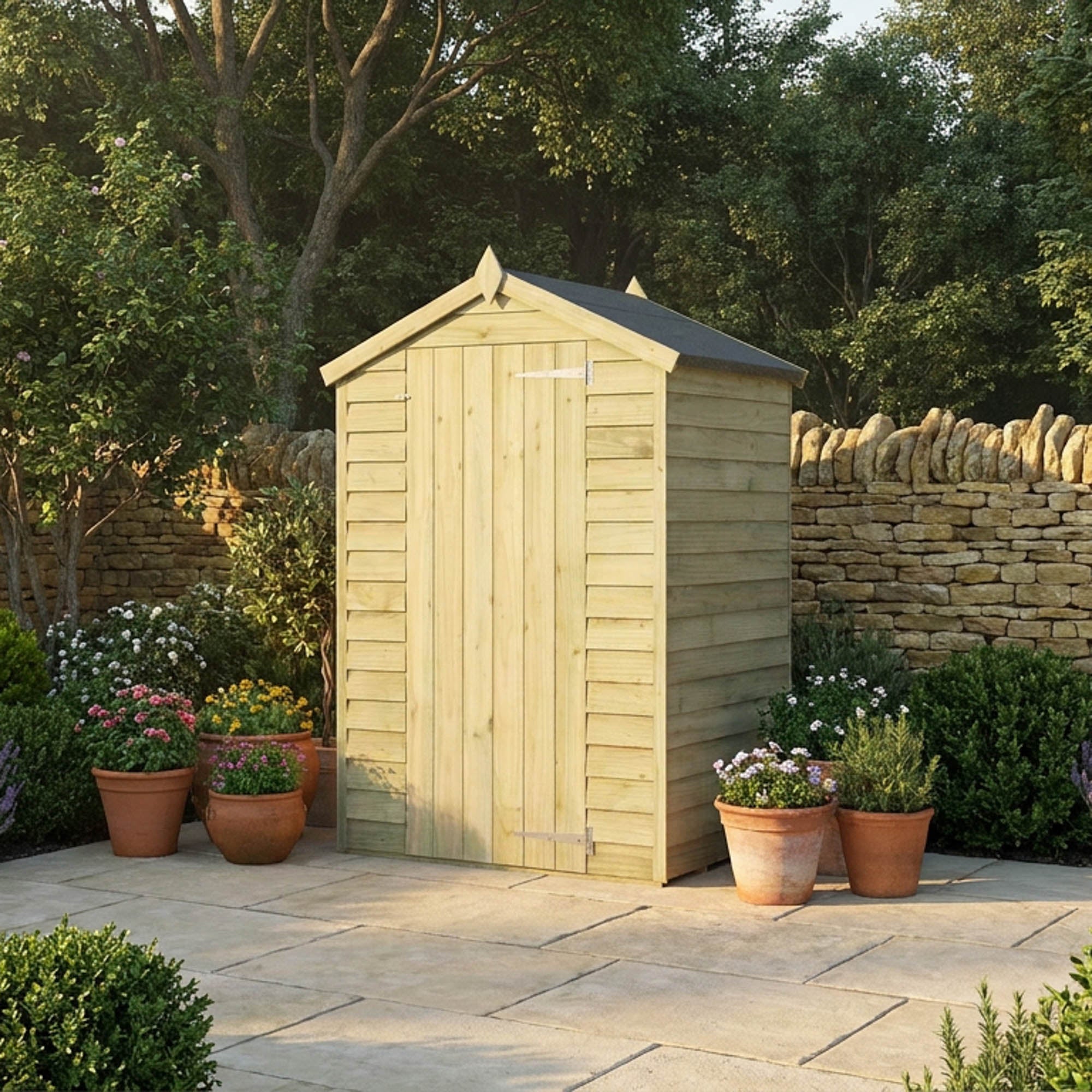 Overlap Apex Wooden Garden Shed | 10 Year Guarantee – Mercia