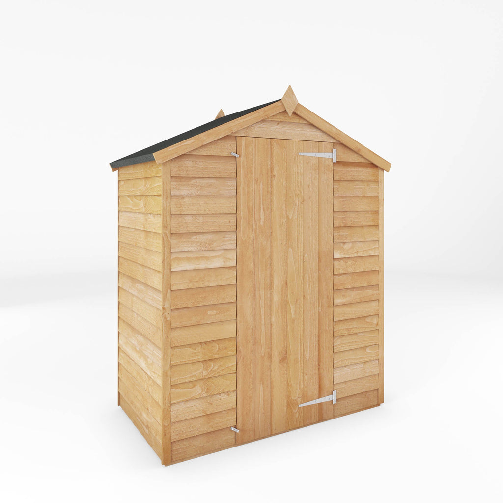 Value Overlap Single Door Apex Shed