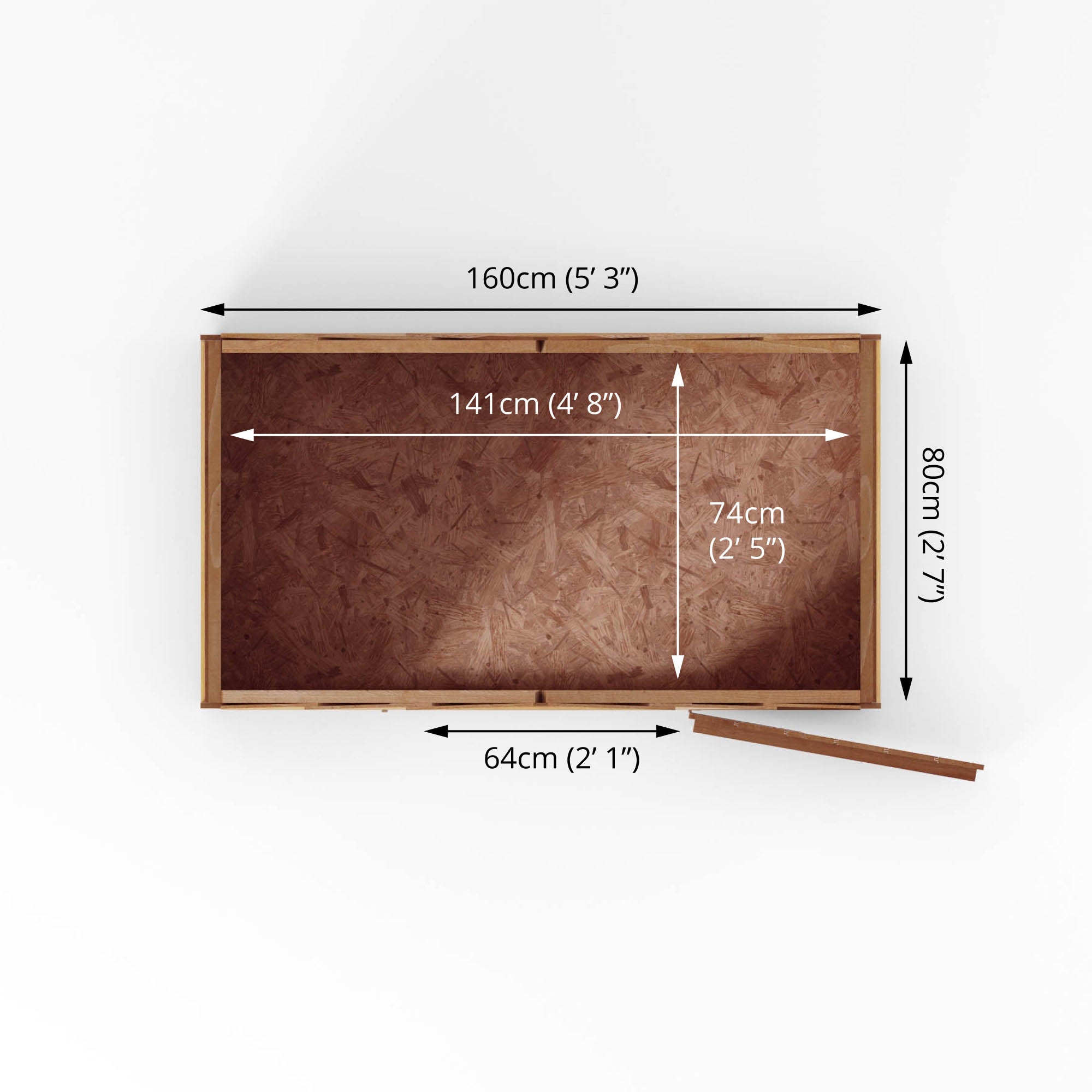 3 x 5 - Overlap Apex - Windowless