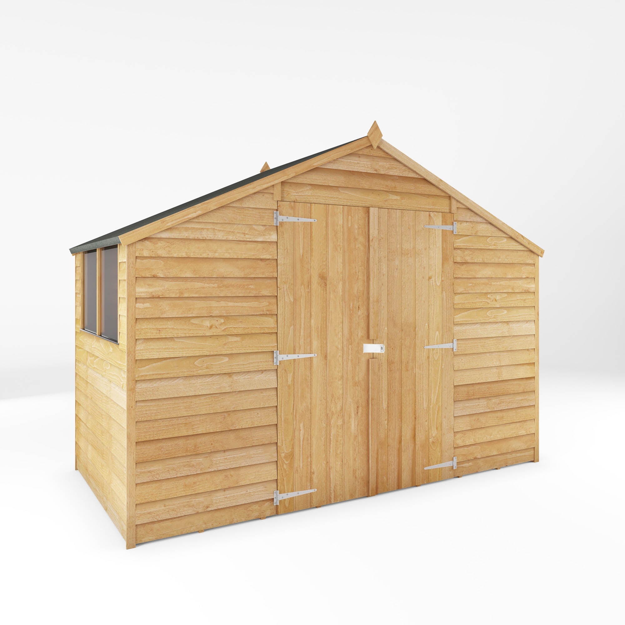 Value Overlap Double Door Apex Shed
