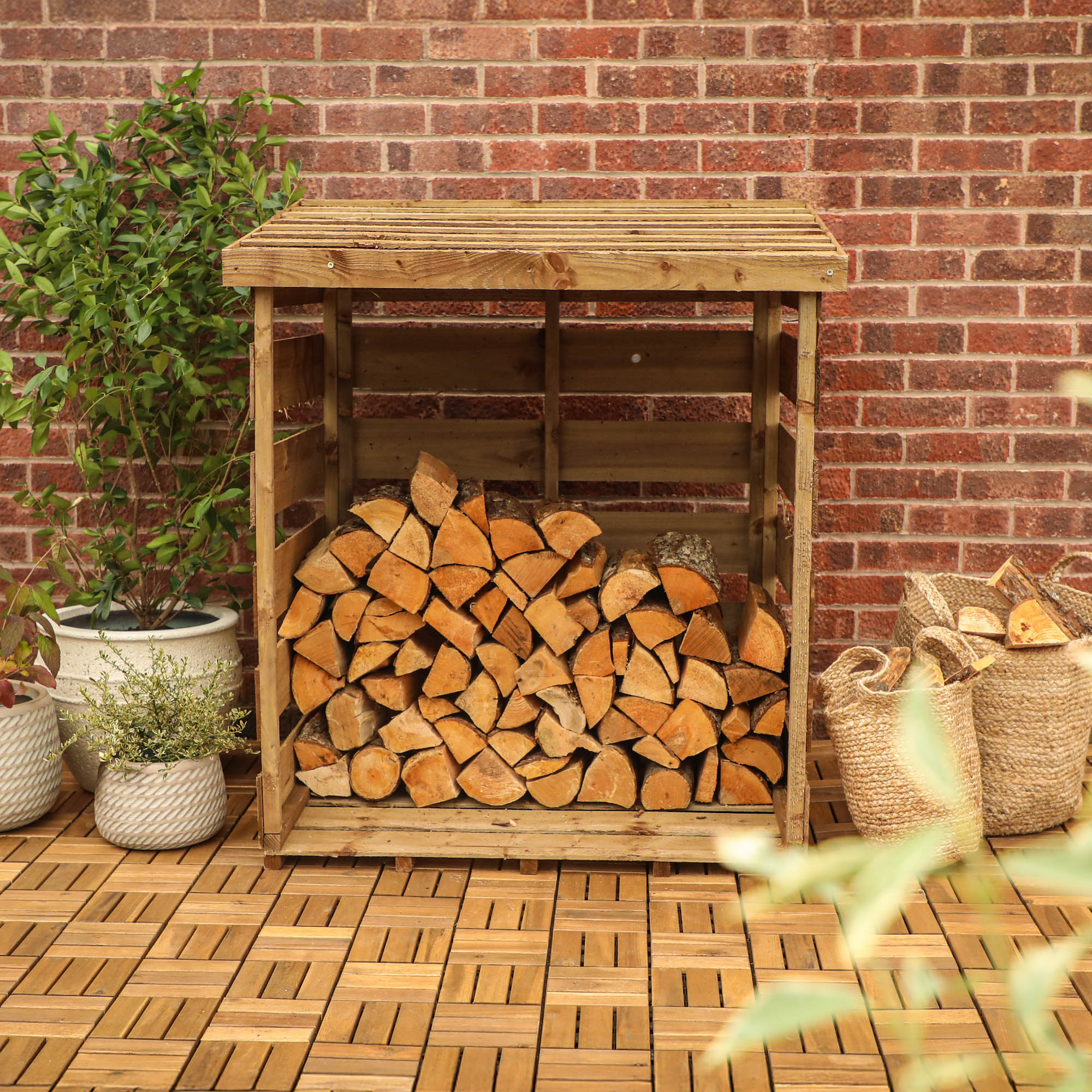Pressure Treated Single Log Store