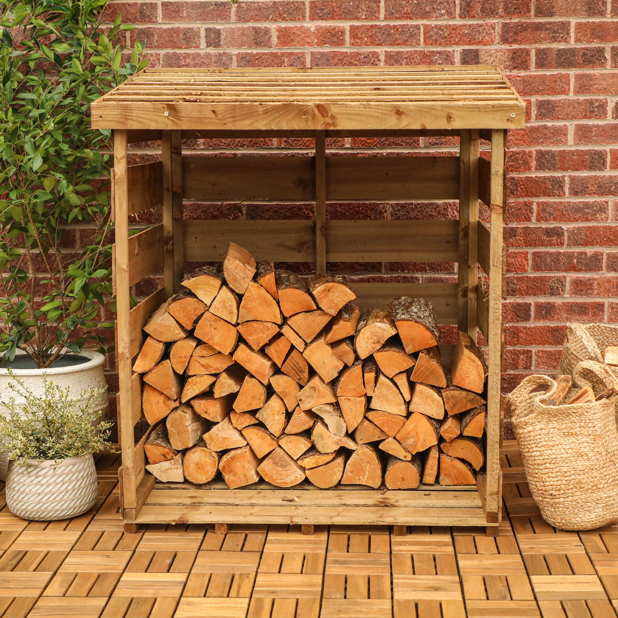 Pressure Treated Single Log Store