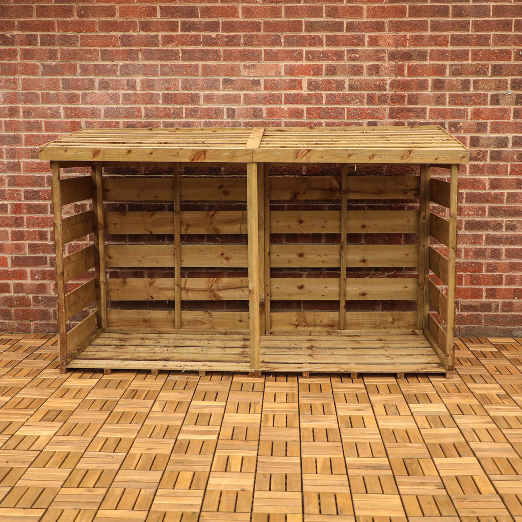 Pressure Treated Double Log Store