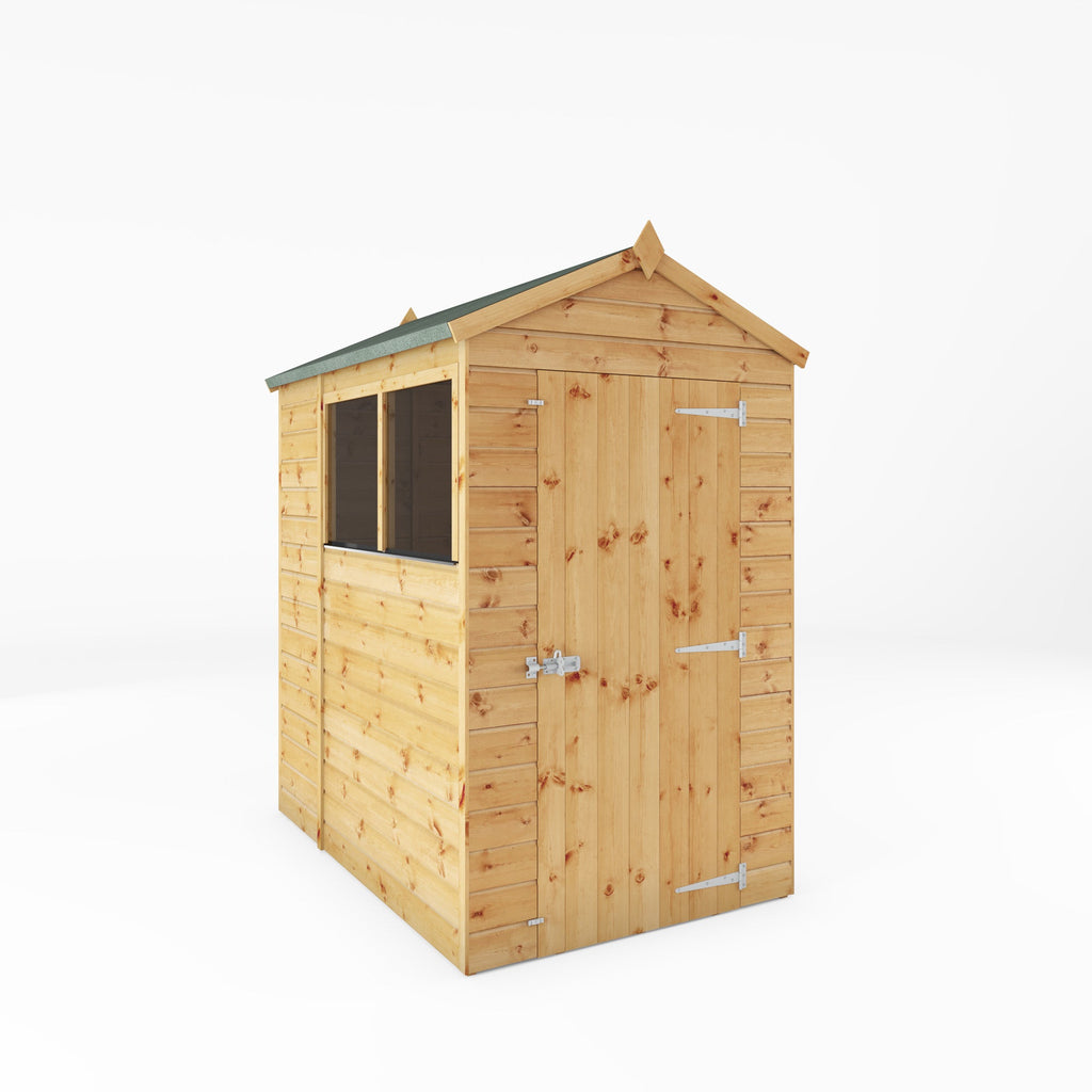 Shiplap Apex Single Door Wooden Shed