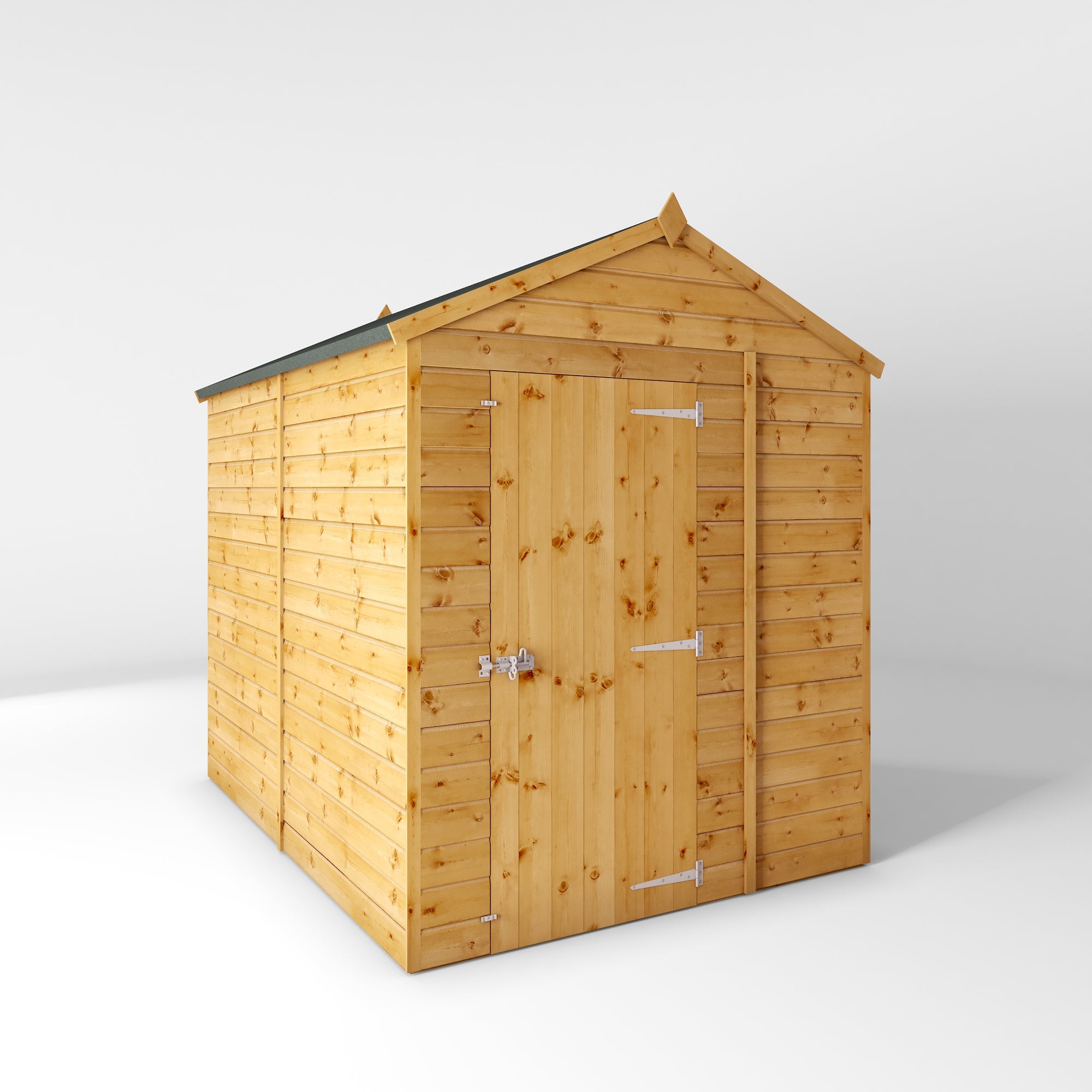 Shiplap Apex Single Door Wooden Shed