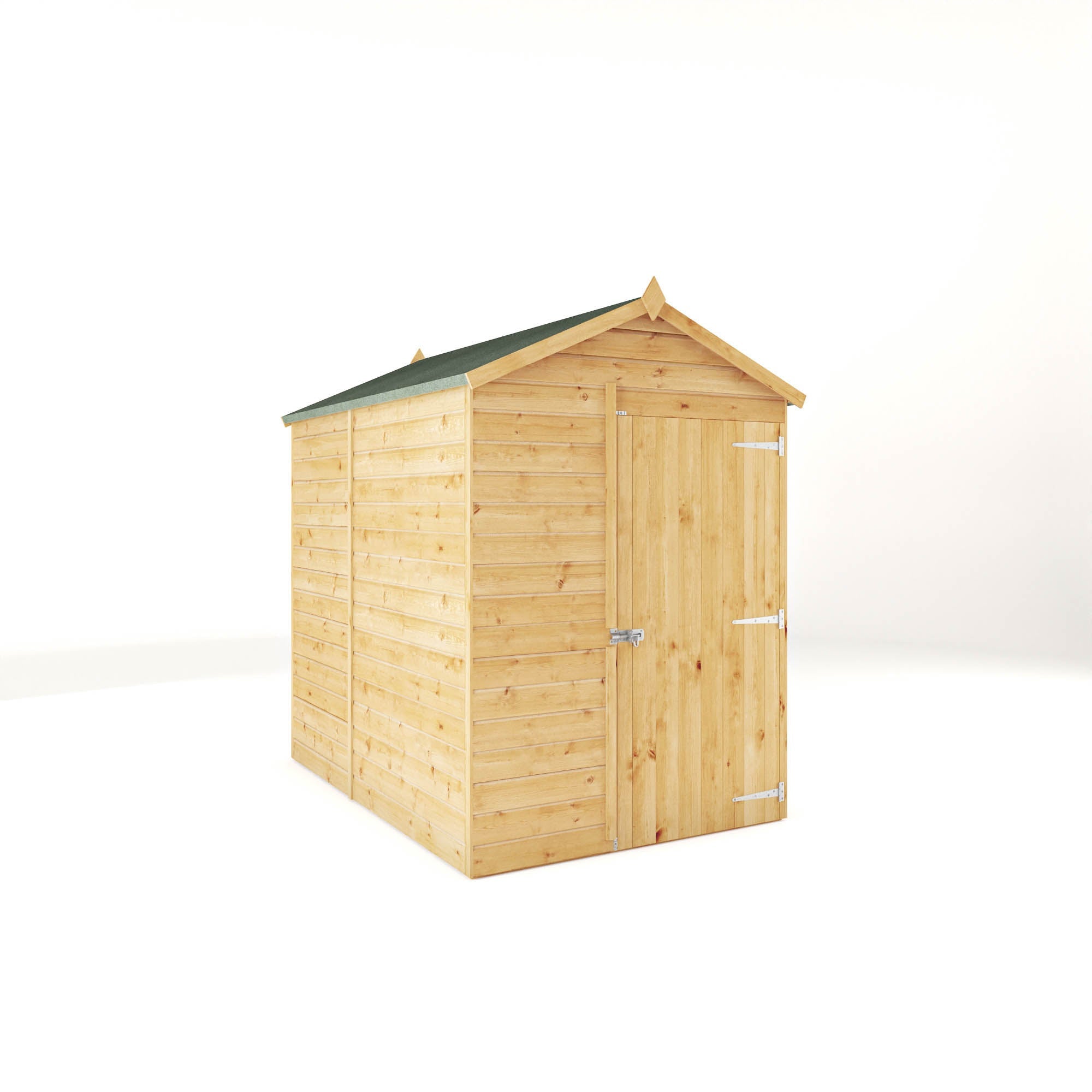 Modular Shiplap Apex Single Door Wooden Shed