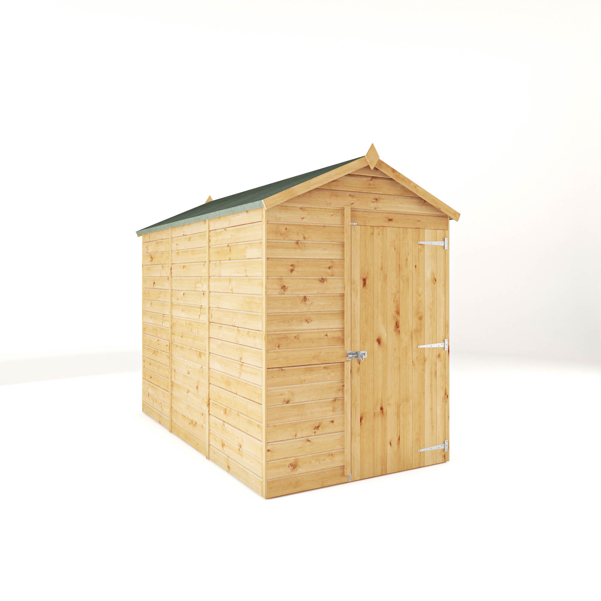 Modular Shiplap Apex Single Door Wooden Shed