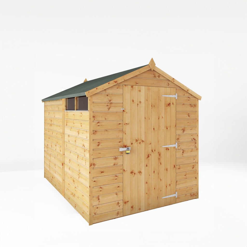 8 x 6 Security Shiplap Apex Wooden Shed