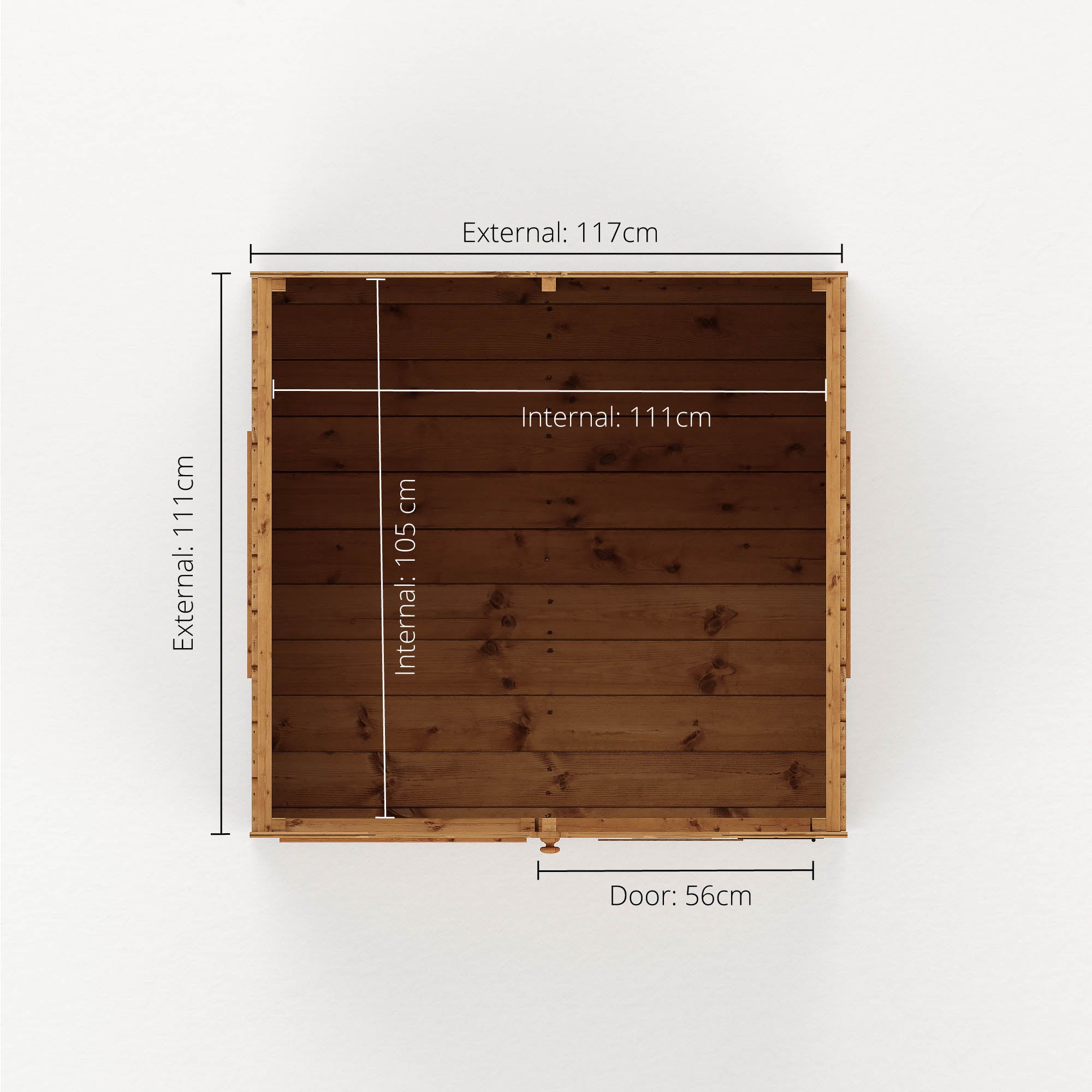 4 x 4 Snug Apex Wooden Playhouse