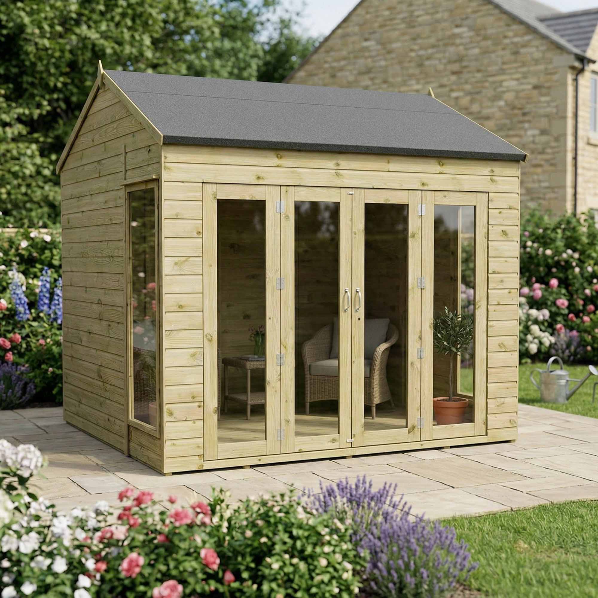 Vermont Summerhouse | Bi-Folding Doors & 10 Year Guarantee