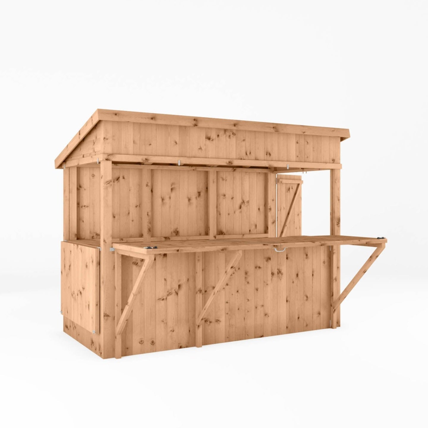 Premium Pressure Treated Garden Bar with Shutter Pack