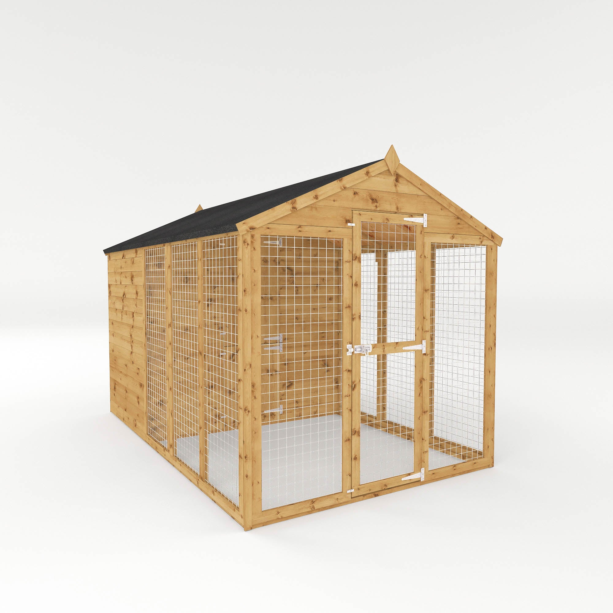 Shiplap Apex Dog Kennel & Run