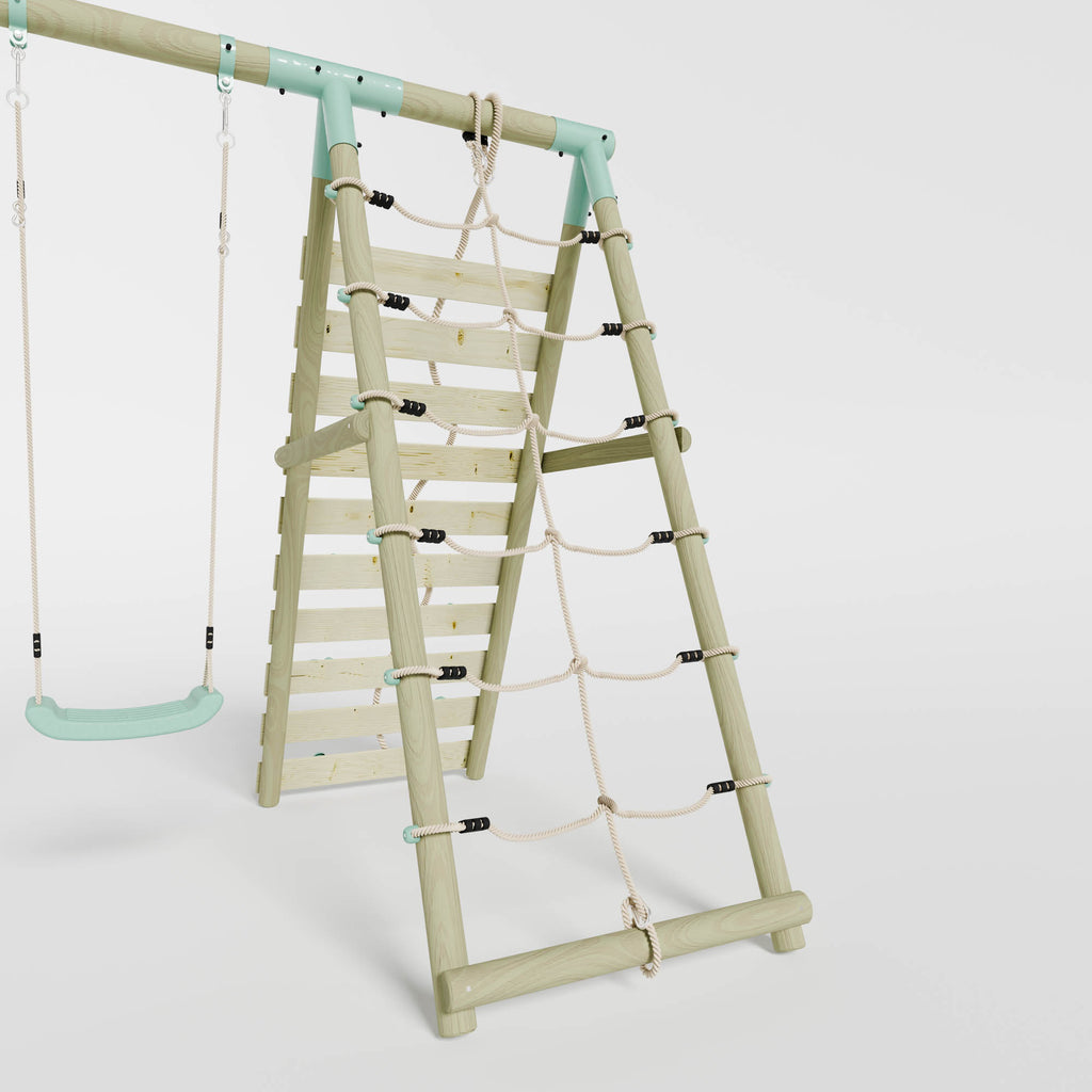 Single Swing with Climbing Wall