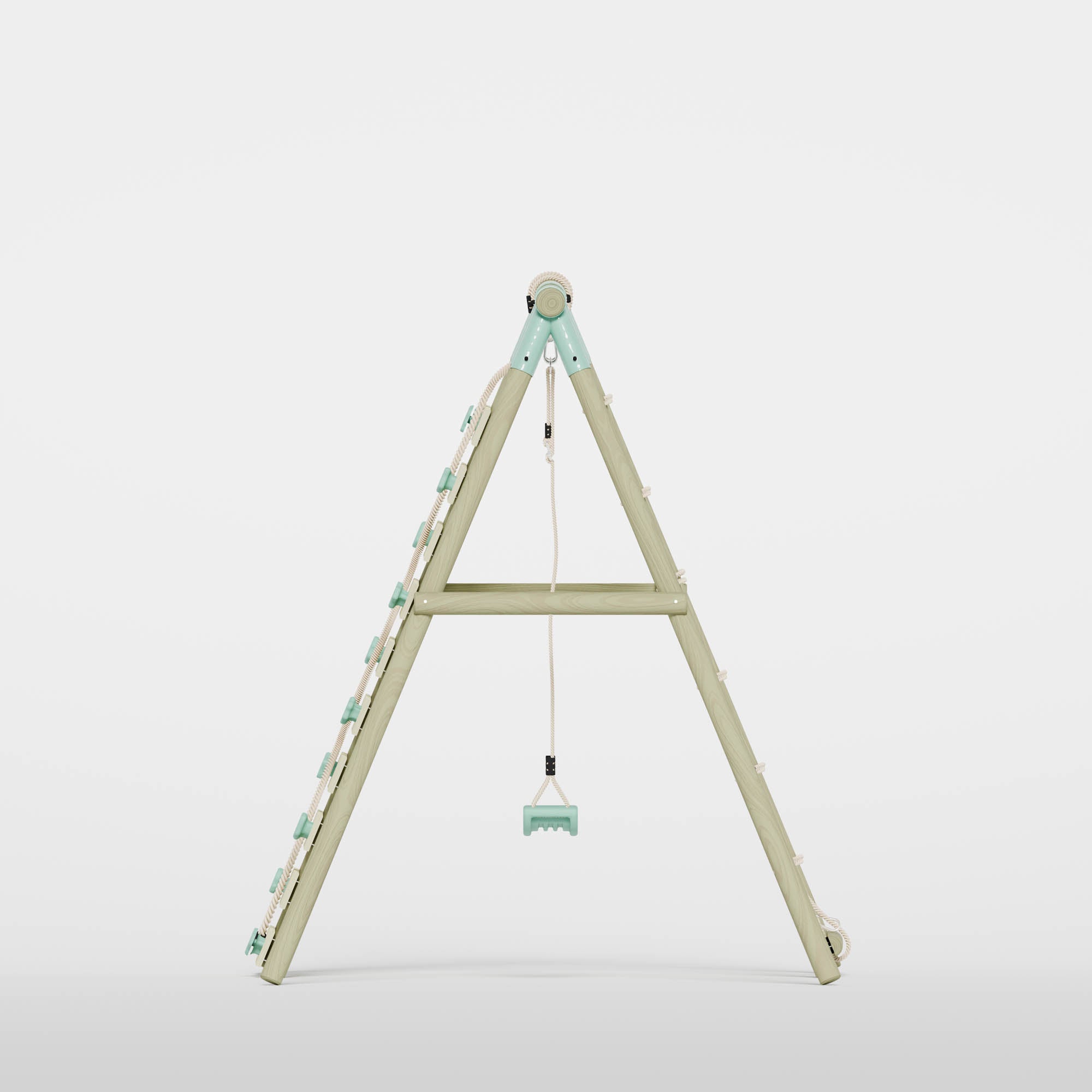 Single Swing with Climbing Wall